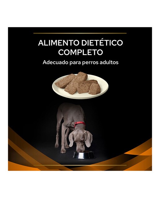 Comida húmeda para perros adultos Purina Pro Plan Obesity mousse Dietas Veterinarias 400 g 3