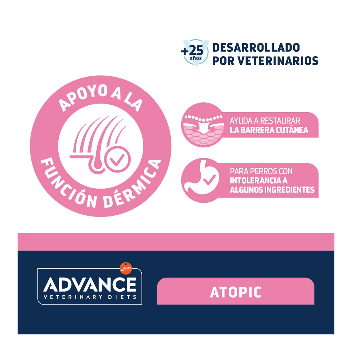 Comida húmeda para perros adultos Advance Atopic Dietas Veterinarias pavo 400 g 2