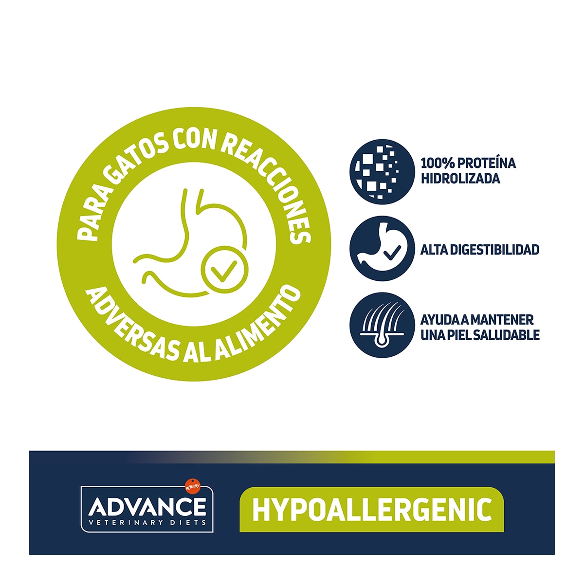 Pienso para gatos adultos Advance Hypoallergenic Dietas veterinarias 3