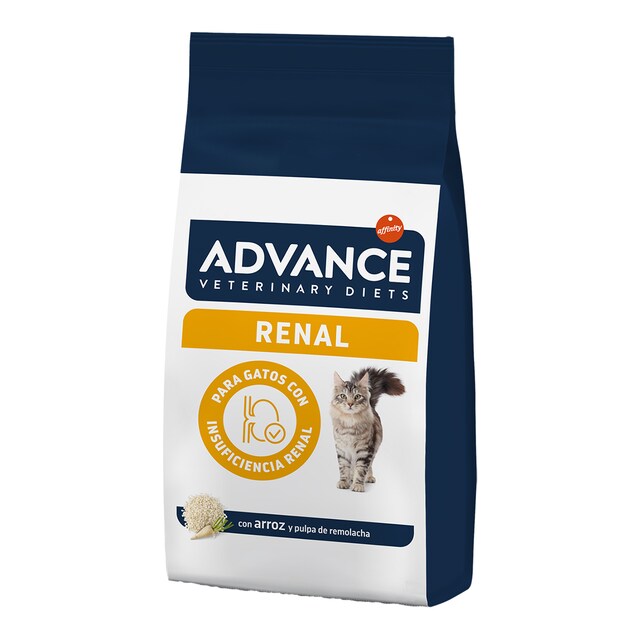 Pienso para gatos adultos Advance Renal Dietas Veterinarias