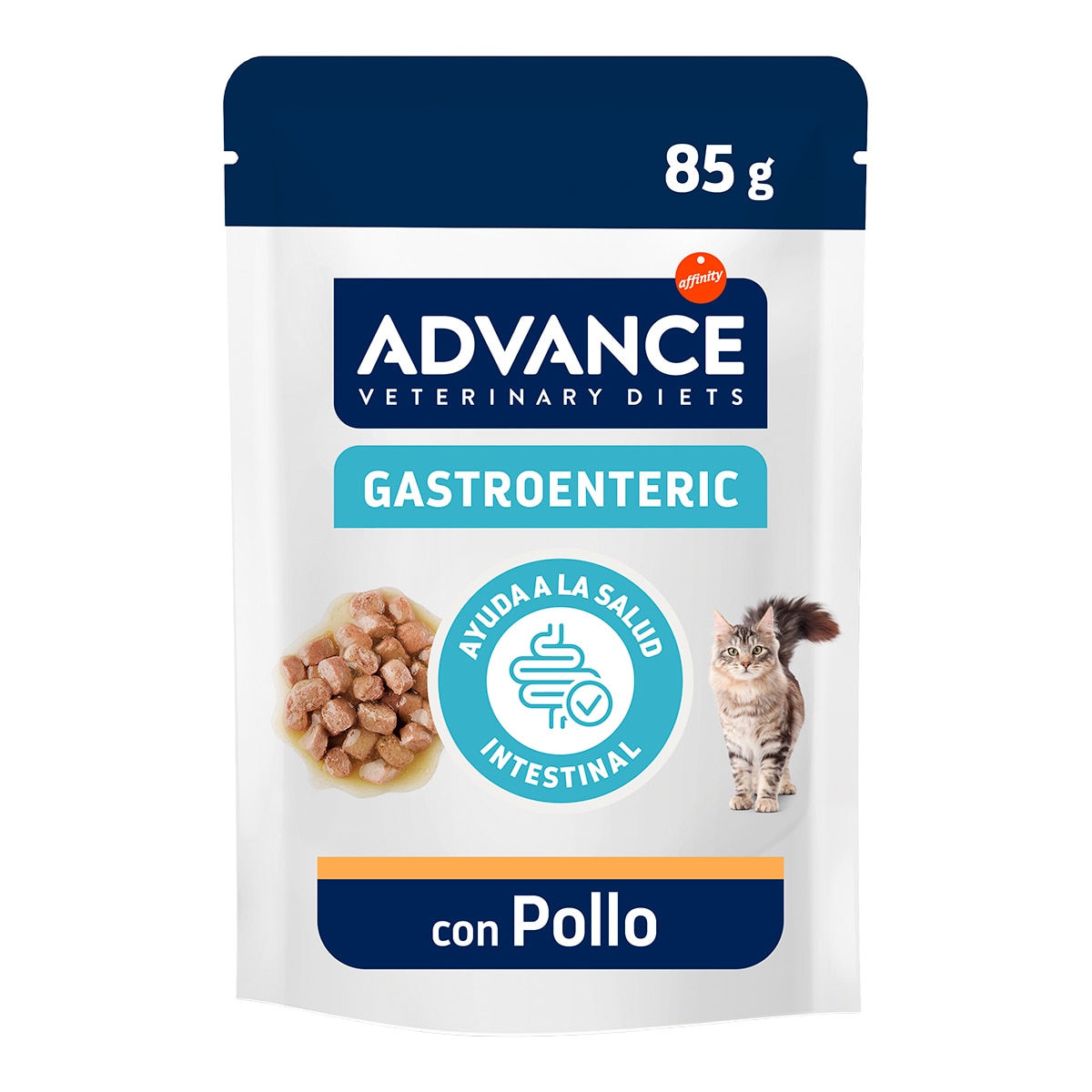 Imagen 0 de Comida húmeda para gatos cachorros y adultos Advance Gastro Intestinal Dietas Veterinarias pollo 85 g