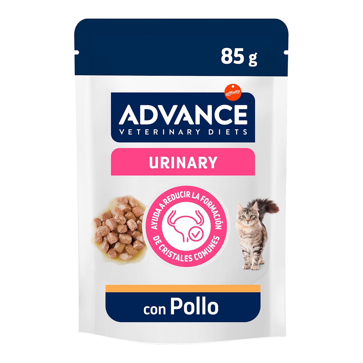Imagen 0 de Comida húmeda para gatos adultos Advance Urinary Dietas Veterinarias pollo 85 g