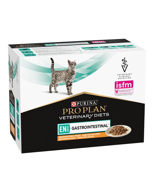 Purina Pro Plan Veterinary Diets - Comida húmeda para gatos adultos Purina Pro Plan Gastrointestinal Dietas Veterinarias pollo 850 g.
