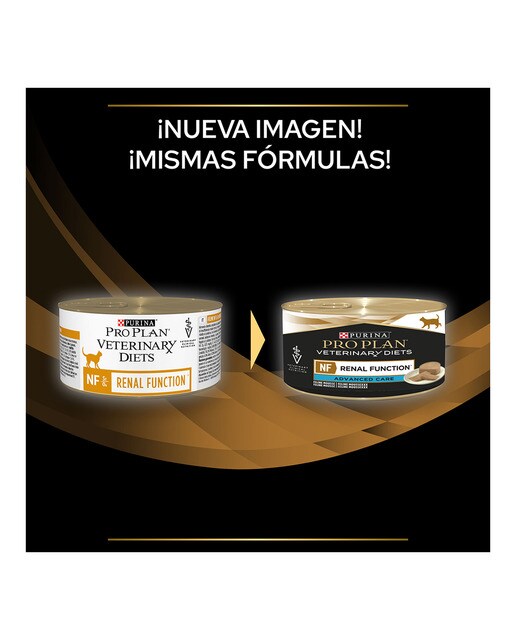 Comida húmeda para gatos adultos Purina Pro Plan Función Renal mousse Dietas Veterinarias 195 g 2