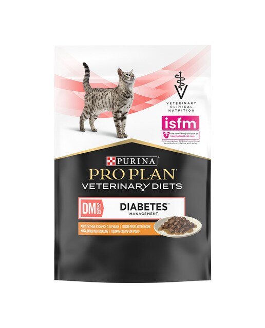 Comida húmeda para gatitos y gatos adultos Purina Pro Plan Diabetes Dietas Veterinarias 10 x 85 g 2