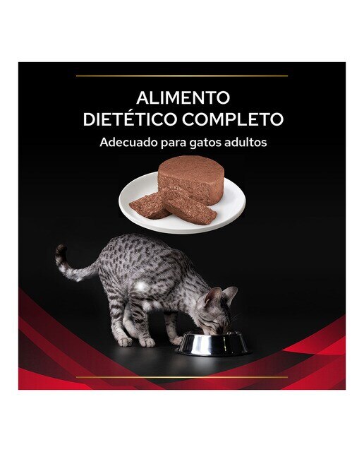 Comida húmeda para gatos adultos Purina Pro Plan Diabetes Dietas Veterinarias mousse 195 g 3