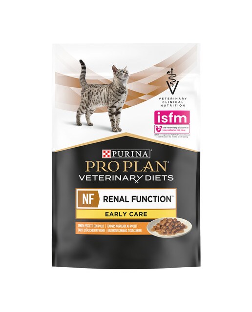 Comida húmeda para gatos adultos Purina Pro Plan Función Renal Early Care Dietas Veterinarias pollo 10 sobres 2