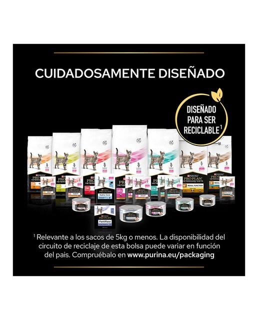 Comida húmeda para gatitos y gatos adultos Purina Pro Plan Gastrointestinal Dietas Veterinarias salmón 10 sobres 7