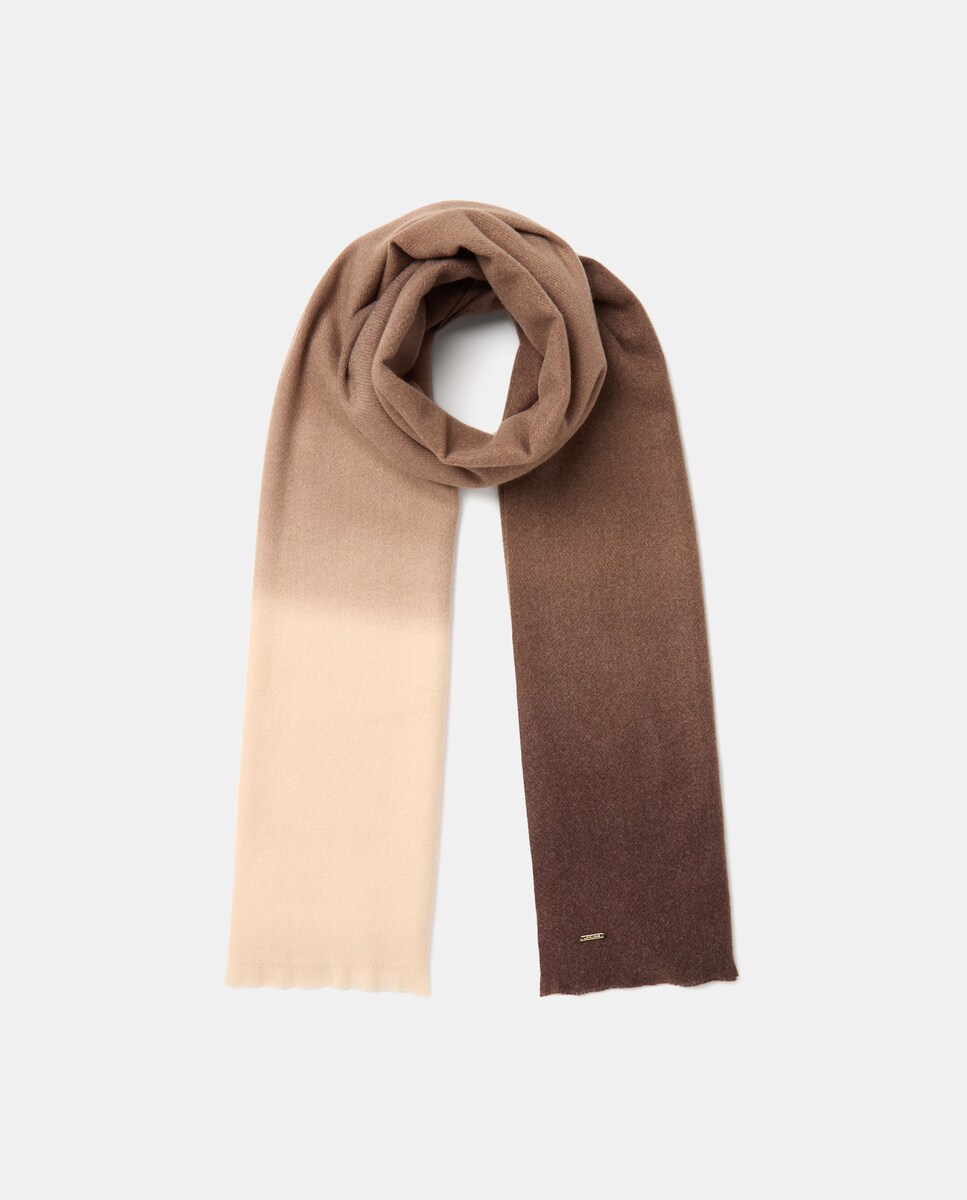 Cachecol de Caxemira com Degradé 730 Camel-2