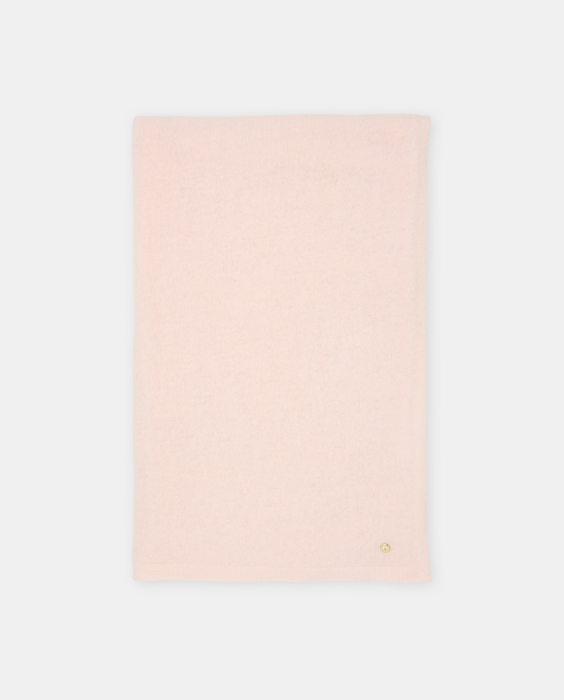 Cachecol de Lã e Caxemira Rosa-claro-1