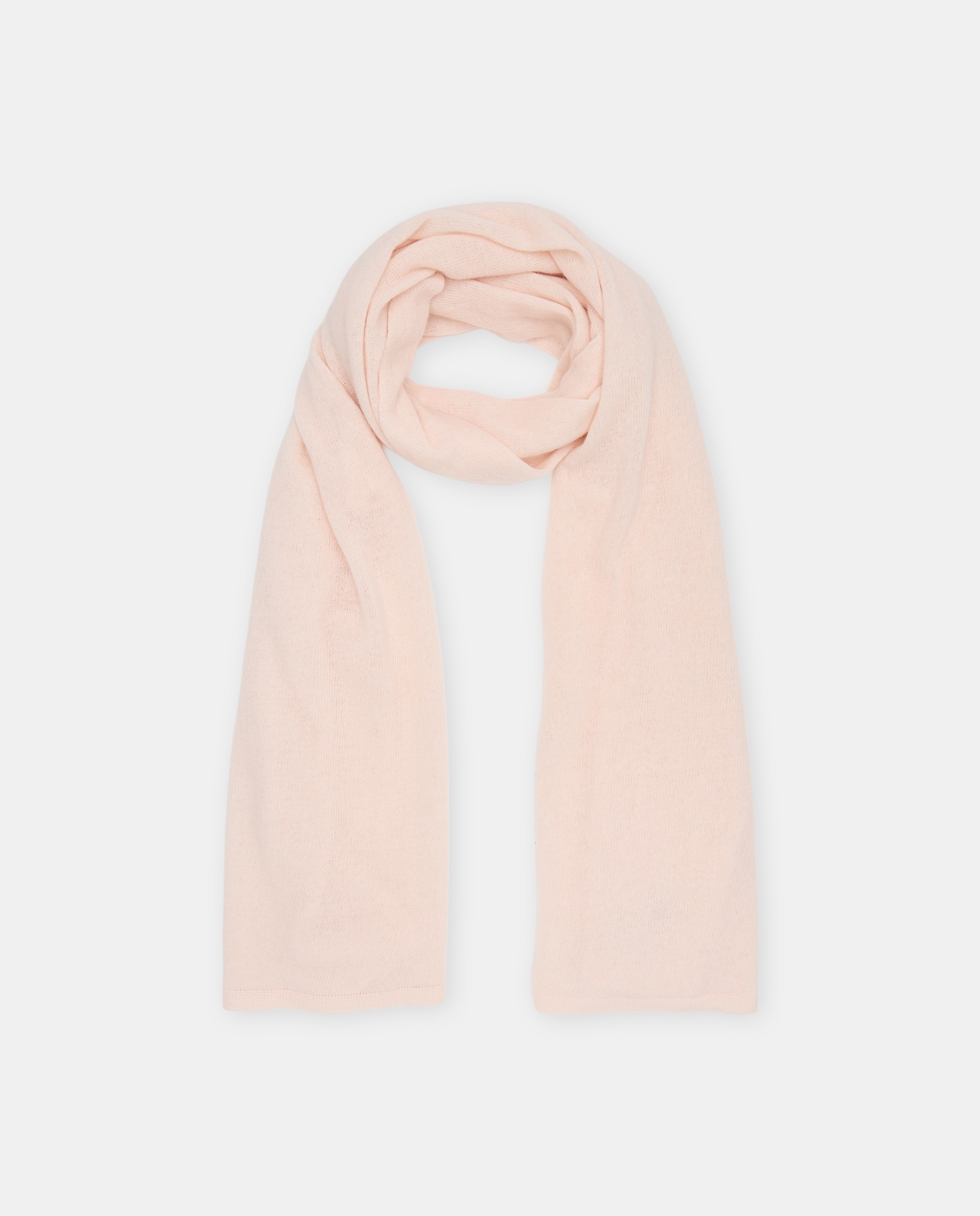Cachecol de Lã e Caxemira Rosa-claro-2