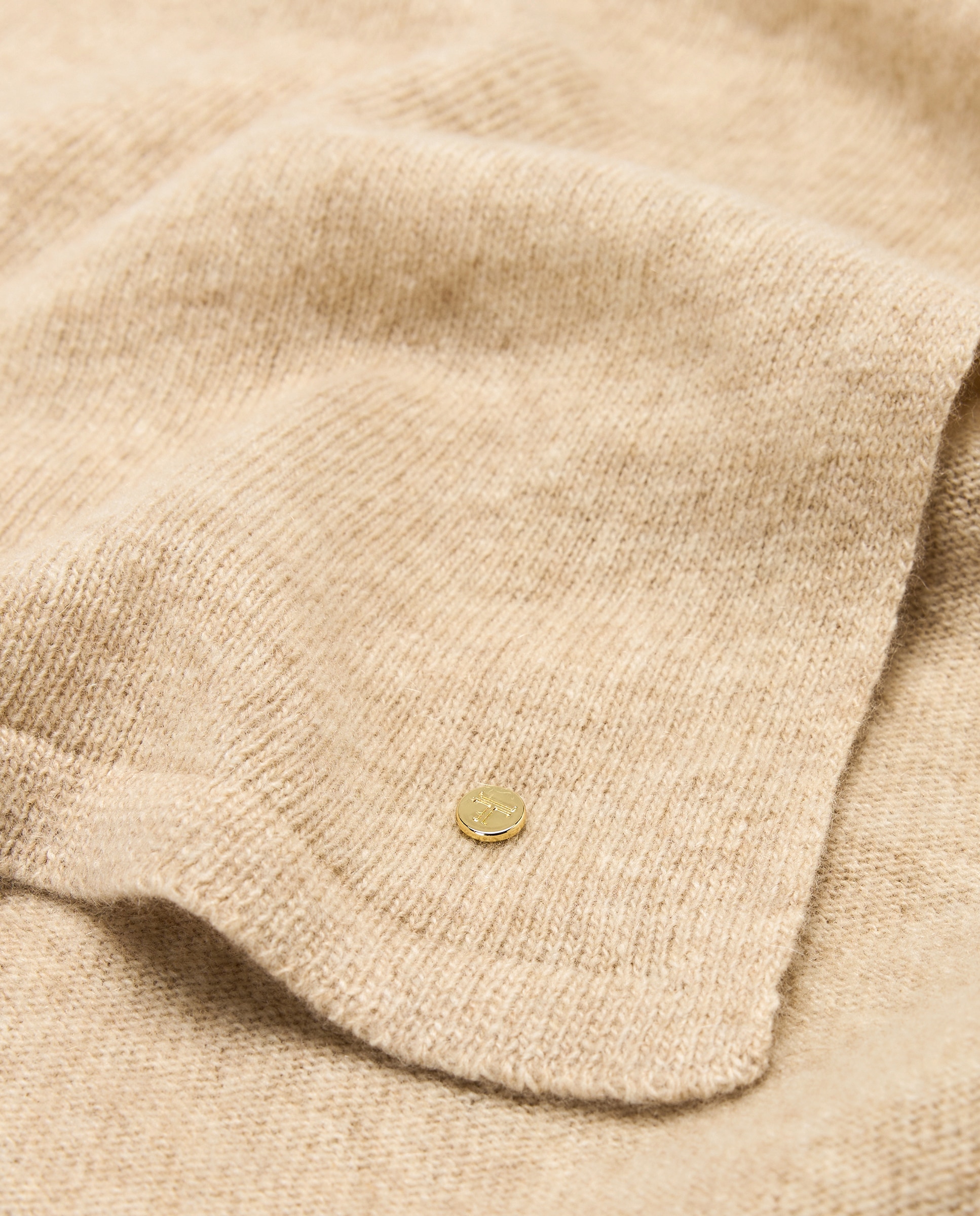 Bufanda de lana cashmere - Latouche - Beige Beige-3