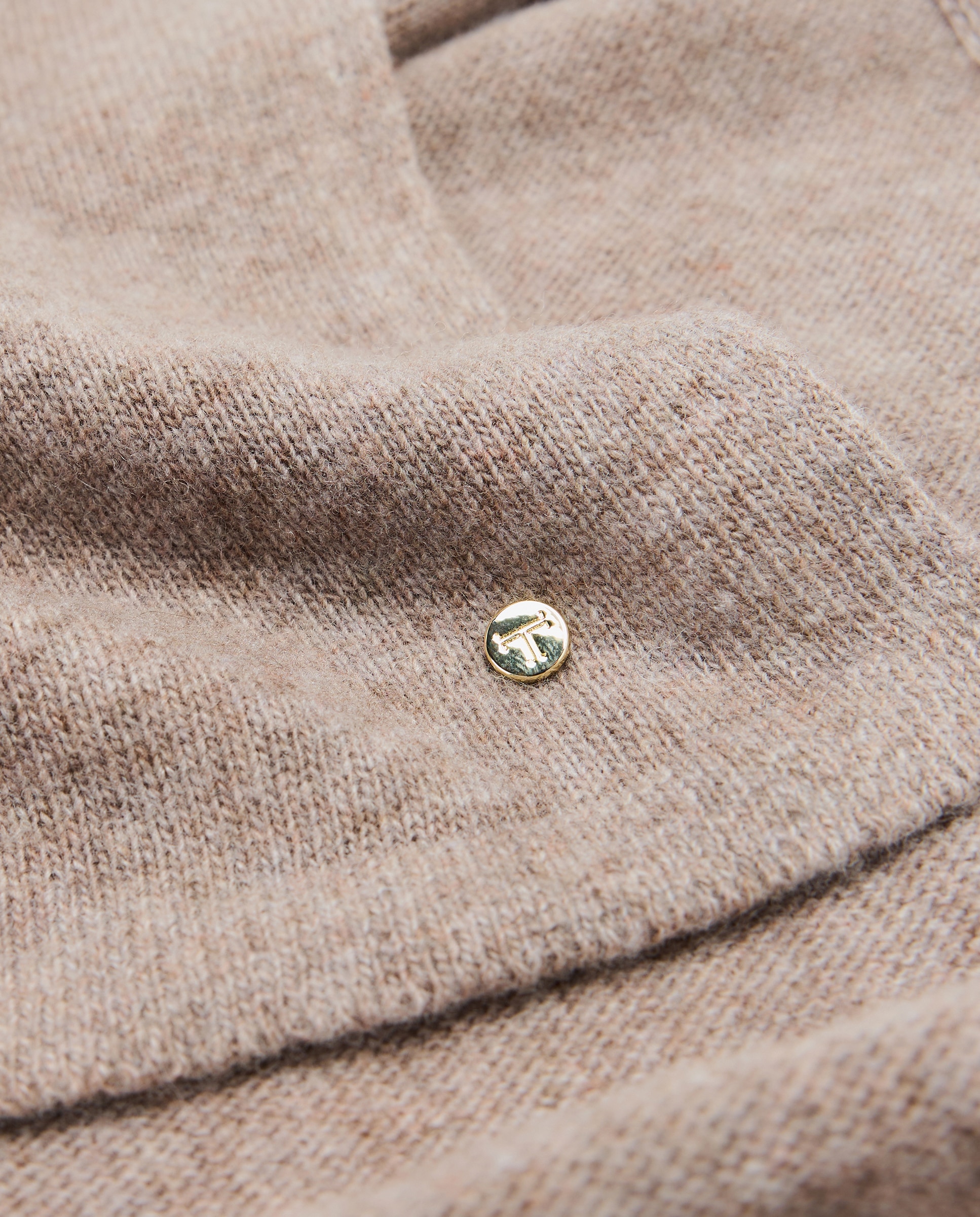 Bufanda de lana cashmere - Latouche - Visón claro Visón claro-3