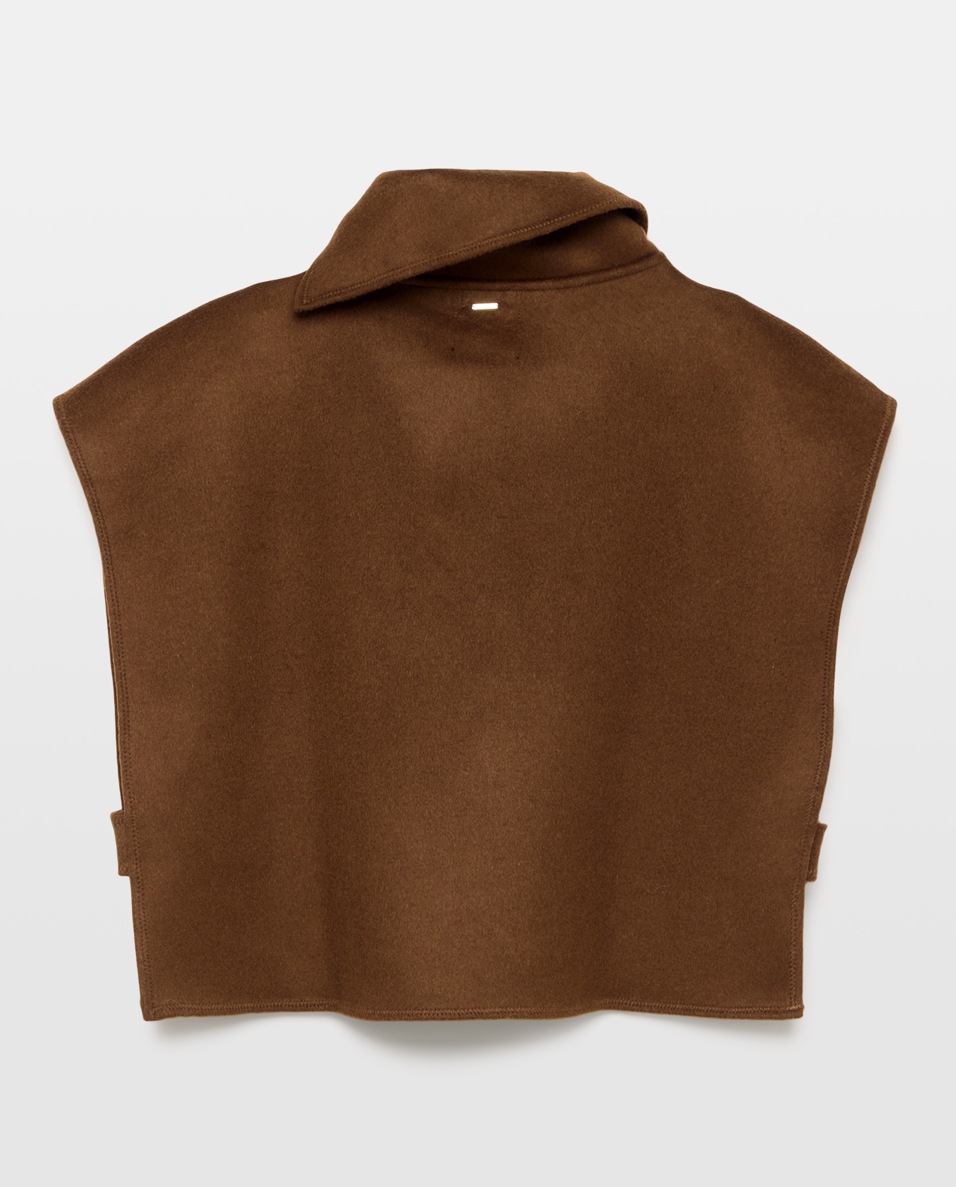 Imagen 2 de Cuello perchero de paño - Latouche - Marrón Marrón