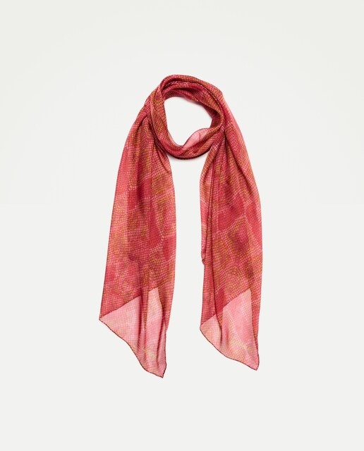 Chiffon 100% seda con estampado