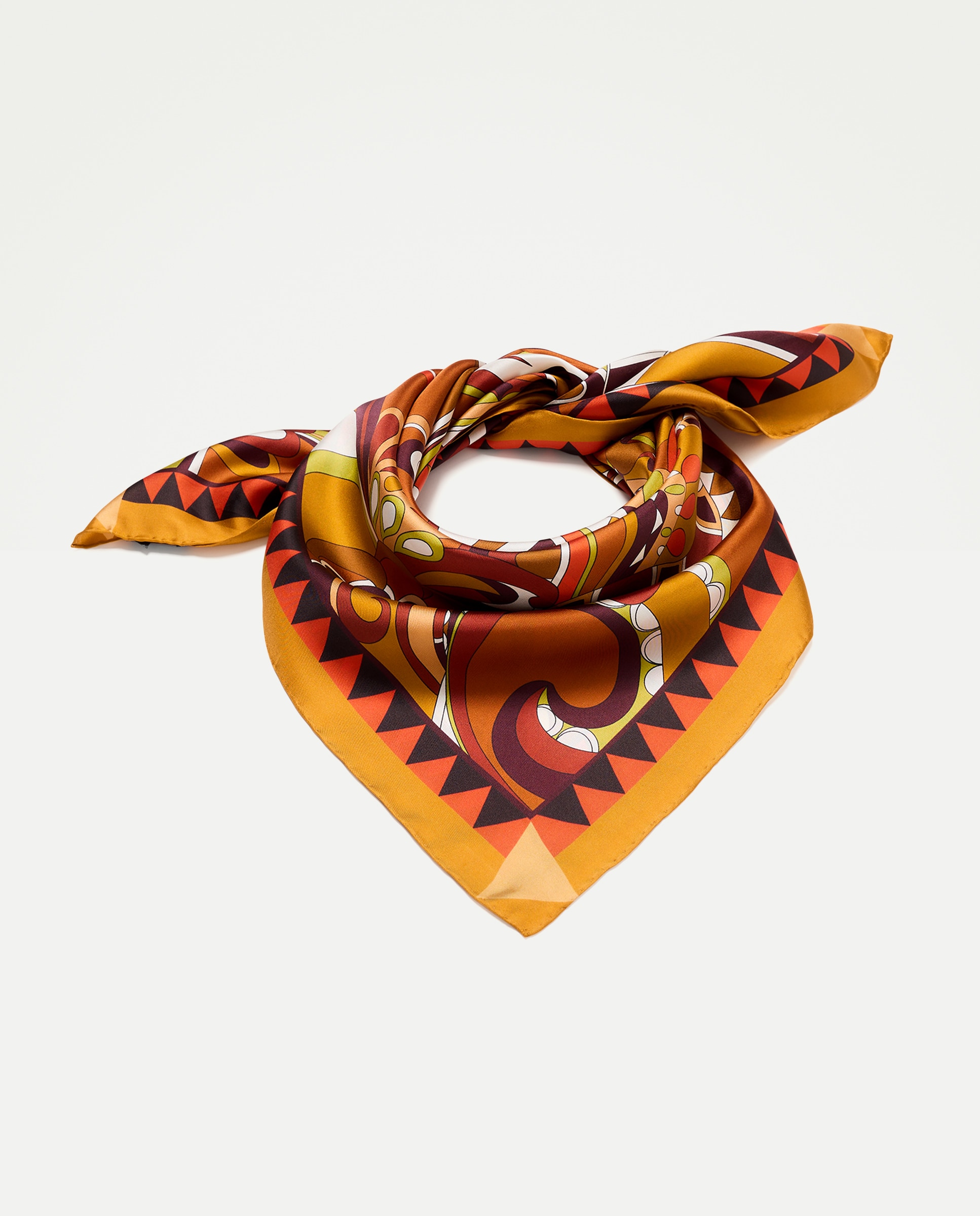 Imagem 0 de Lenço de Sarja 100% Seda com Estampado