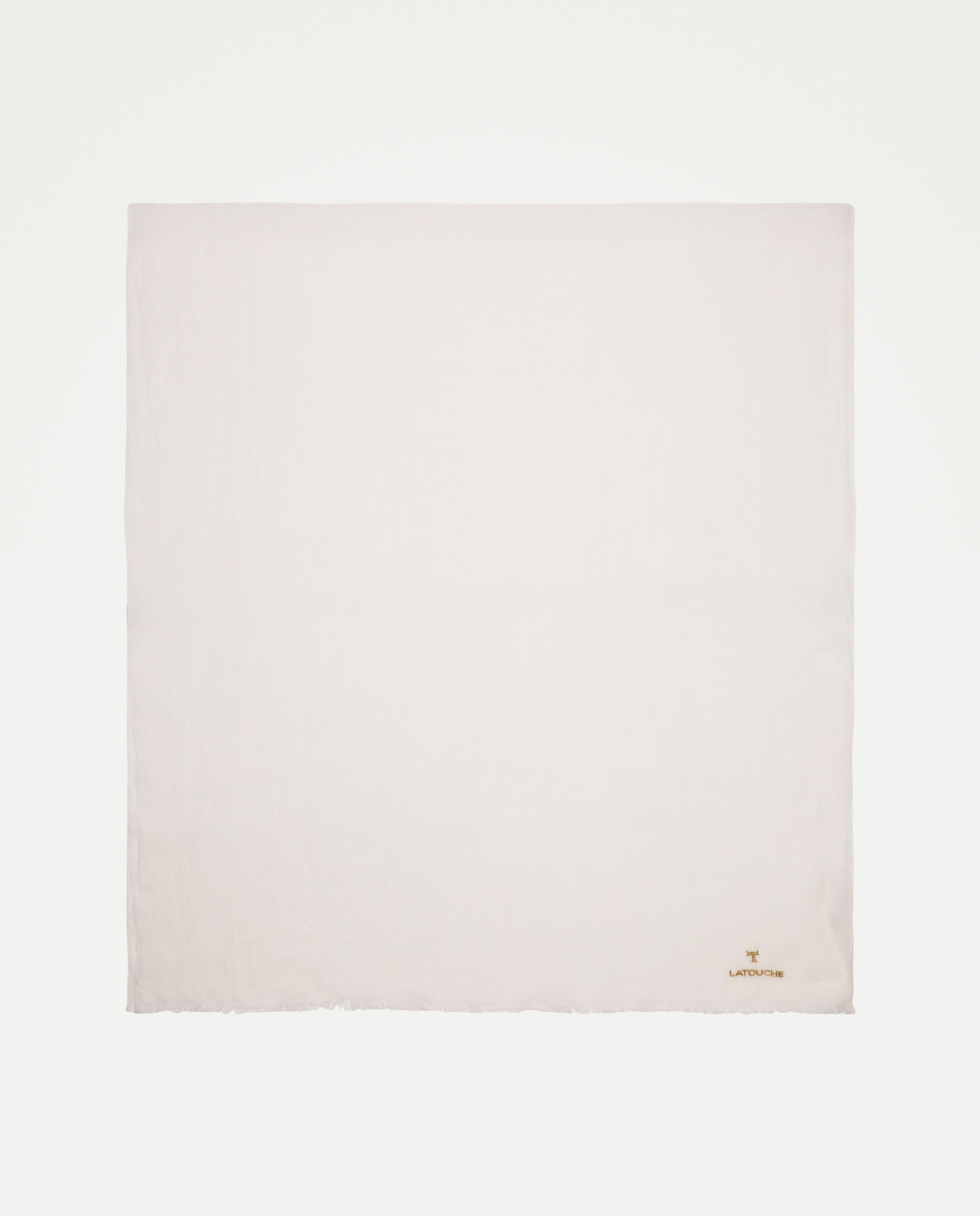 Écharpe Lisa de Linho Branco-2