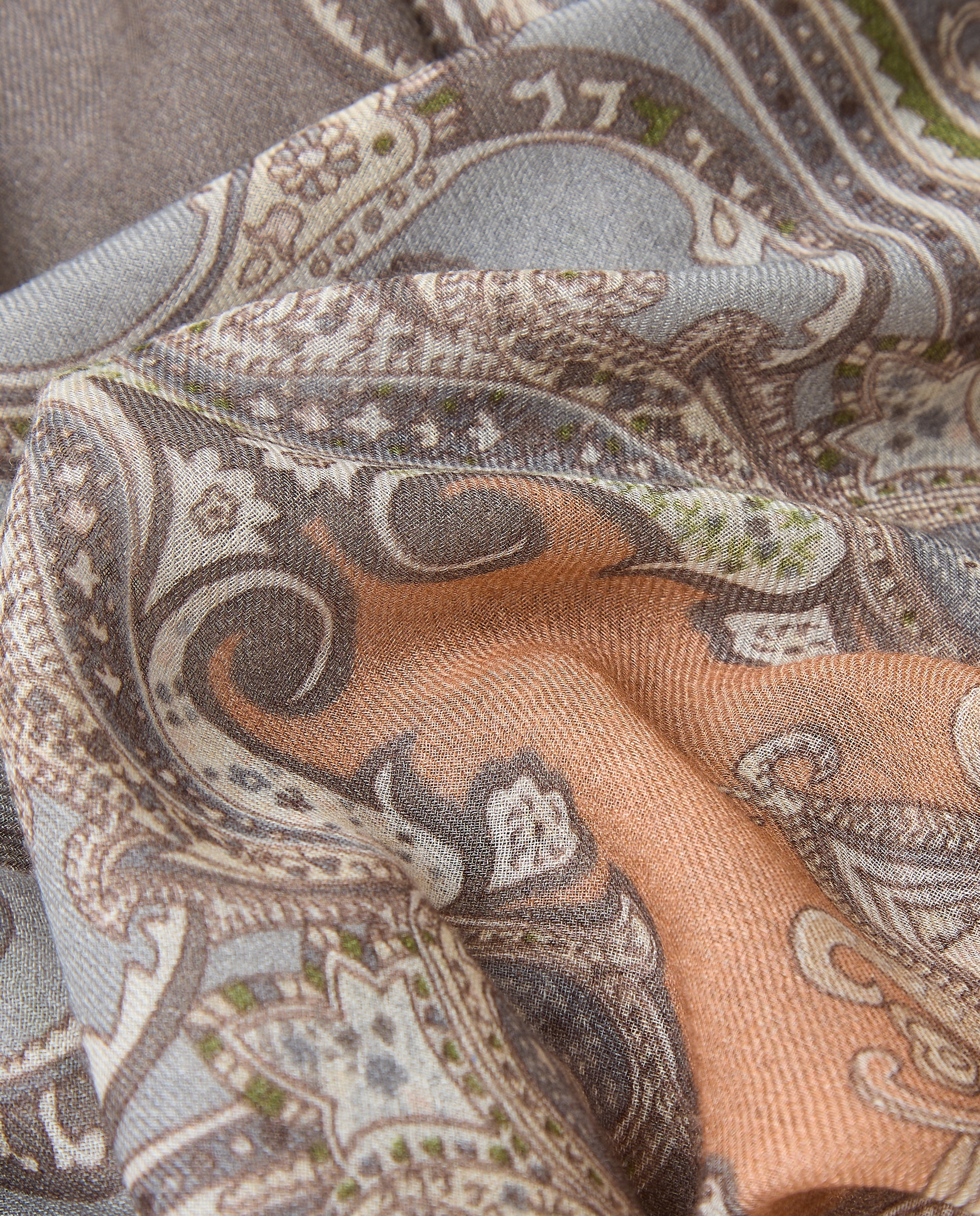 Echarpe estampado paisley - Latouche - Gris claro Gris claro-3