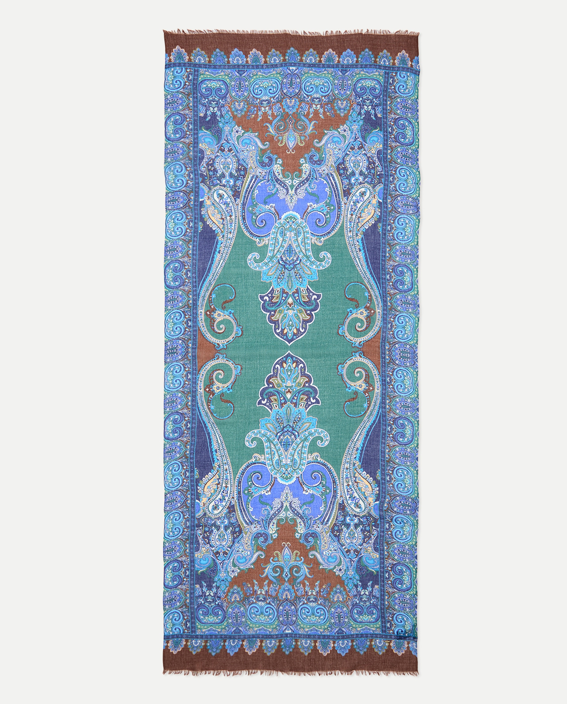 Echarpe estampado paisley - Latouche - 400 Azul 400 Azul-2