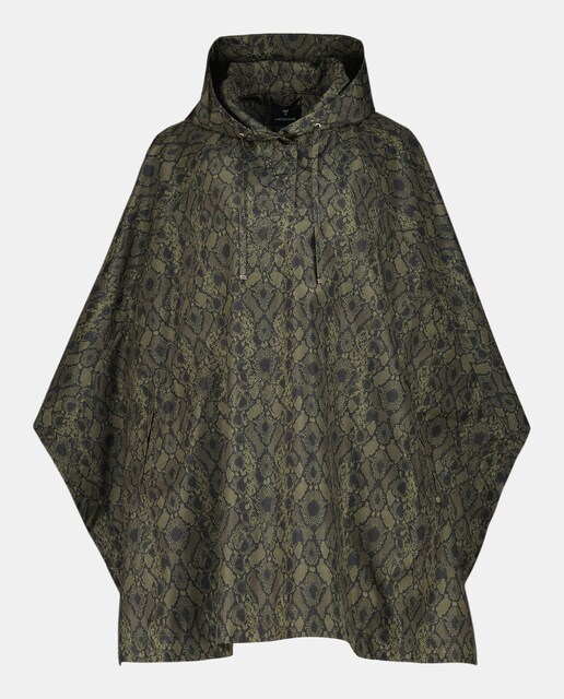 Imagem 0 de Impermeável com Animal Print de Serpente