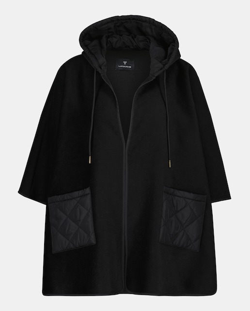 Imagen 0 de Capa con bolsos y capucha padding