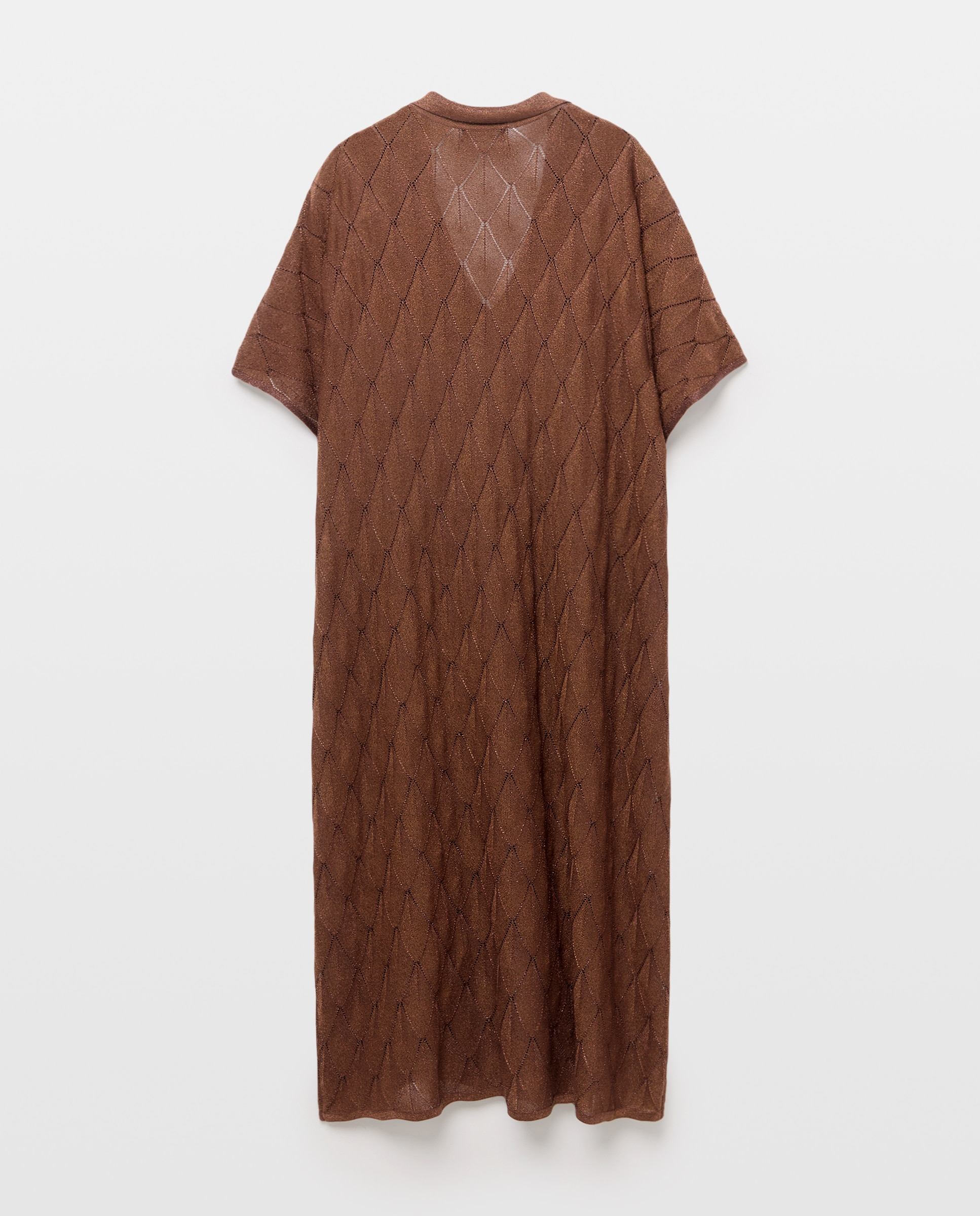 Kaftan Liso. Castanho-2