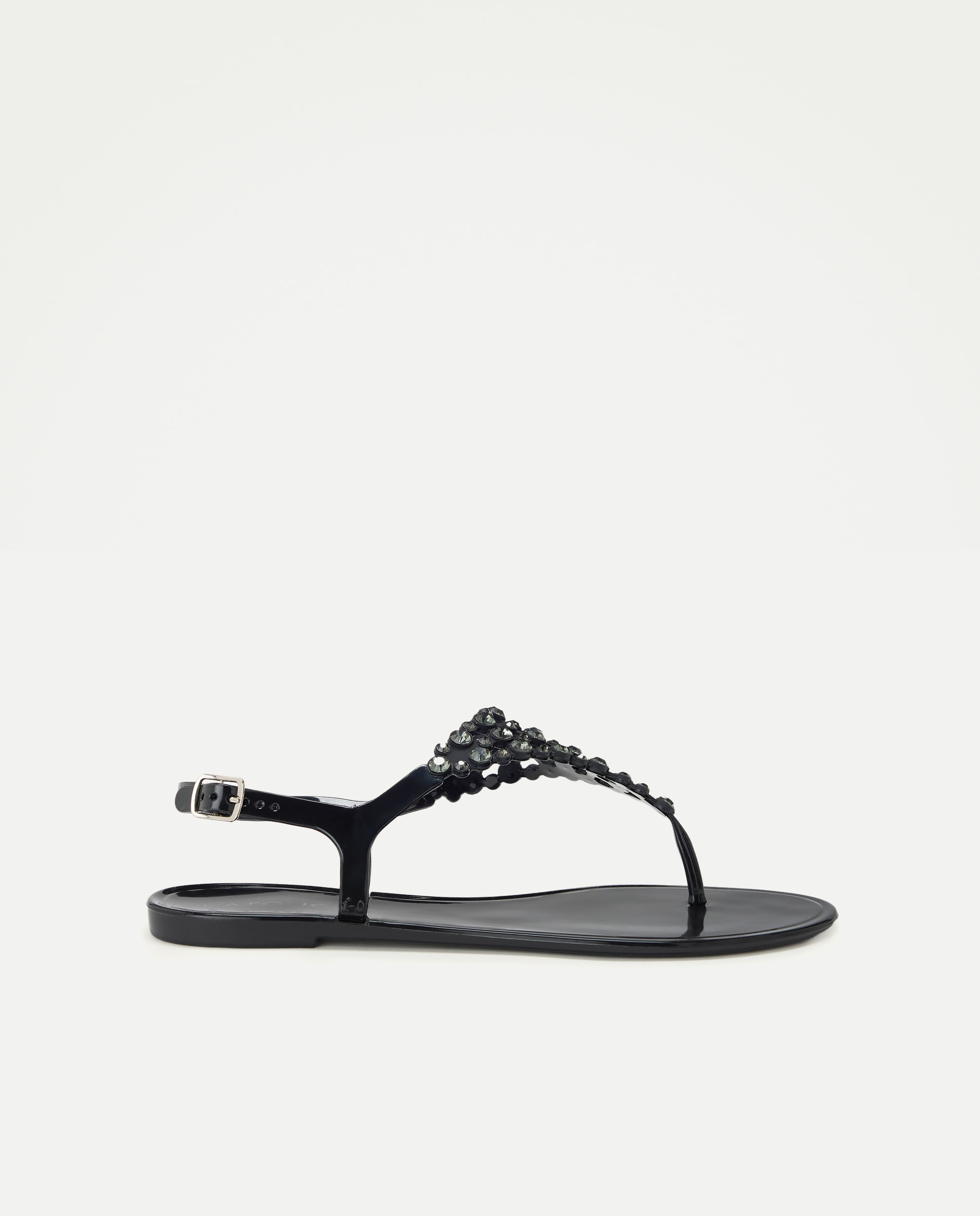 Latouche - Sandalias de mujer con tira de piedras.