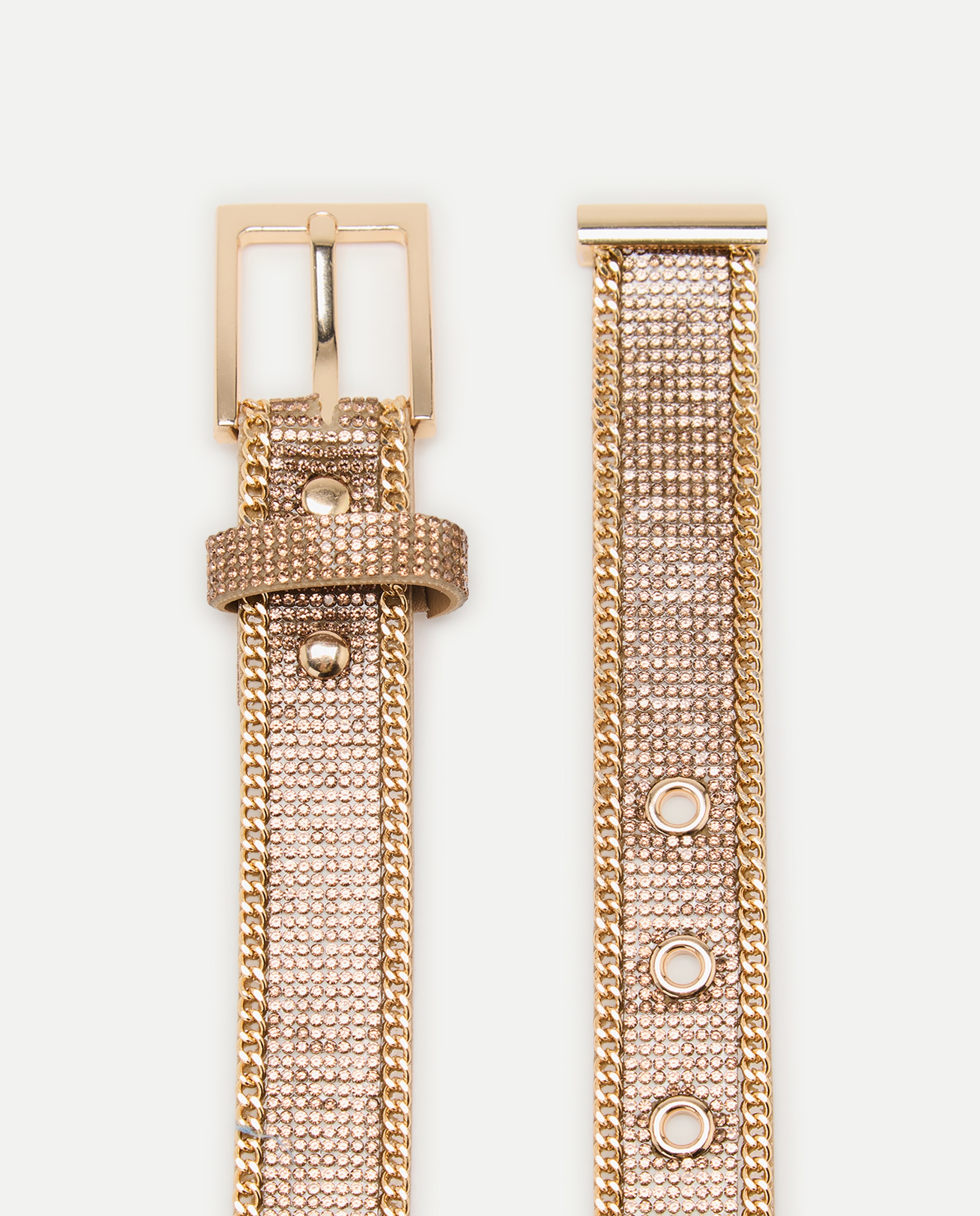 Cinturón strass negro - Latouche - 390 Oro 390 Oro-2
