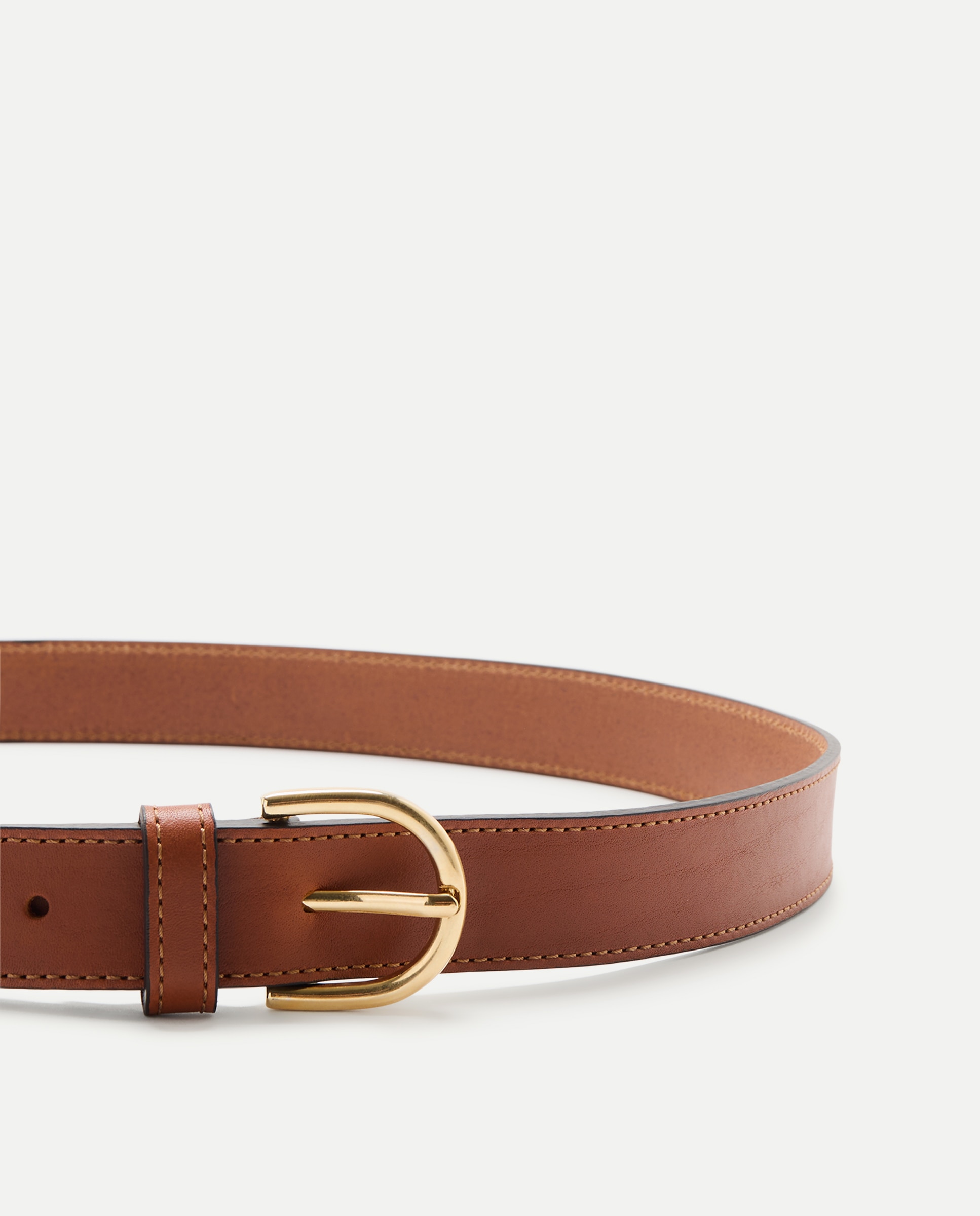 Cinturón de piel con hebilla clásica - Latouche - 730 Camel 730 Camel-3