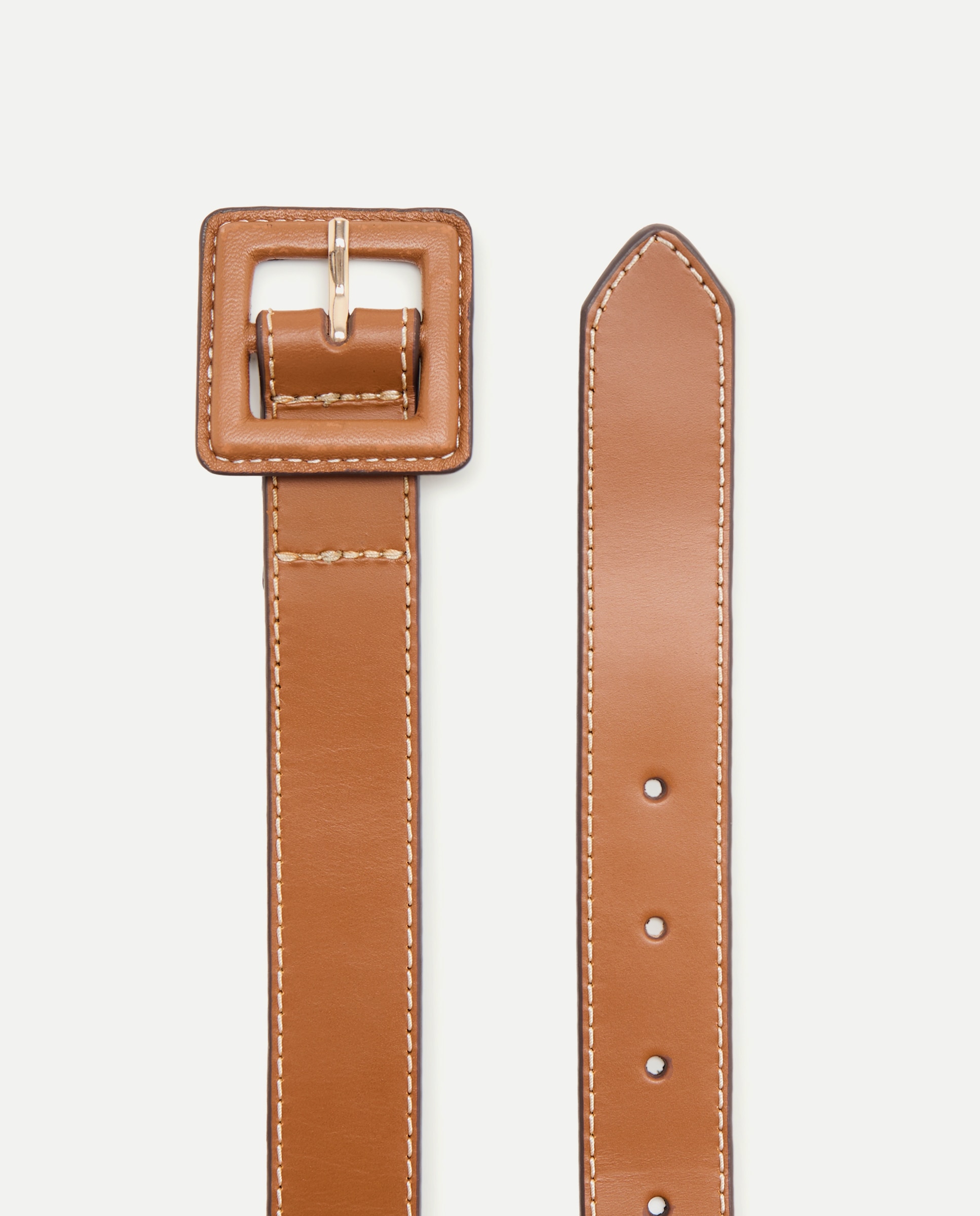 Imagen 2 de Cinturón de piel con hebilla forrada - Latouche - 730 Camel 730 Camel