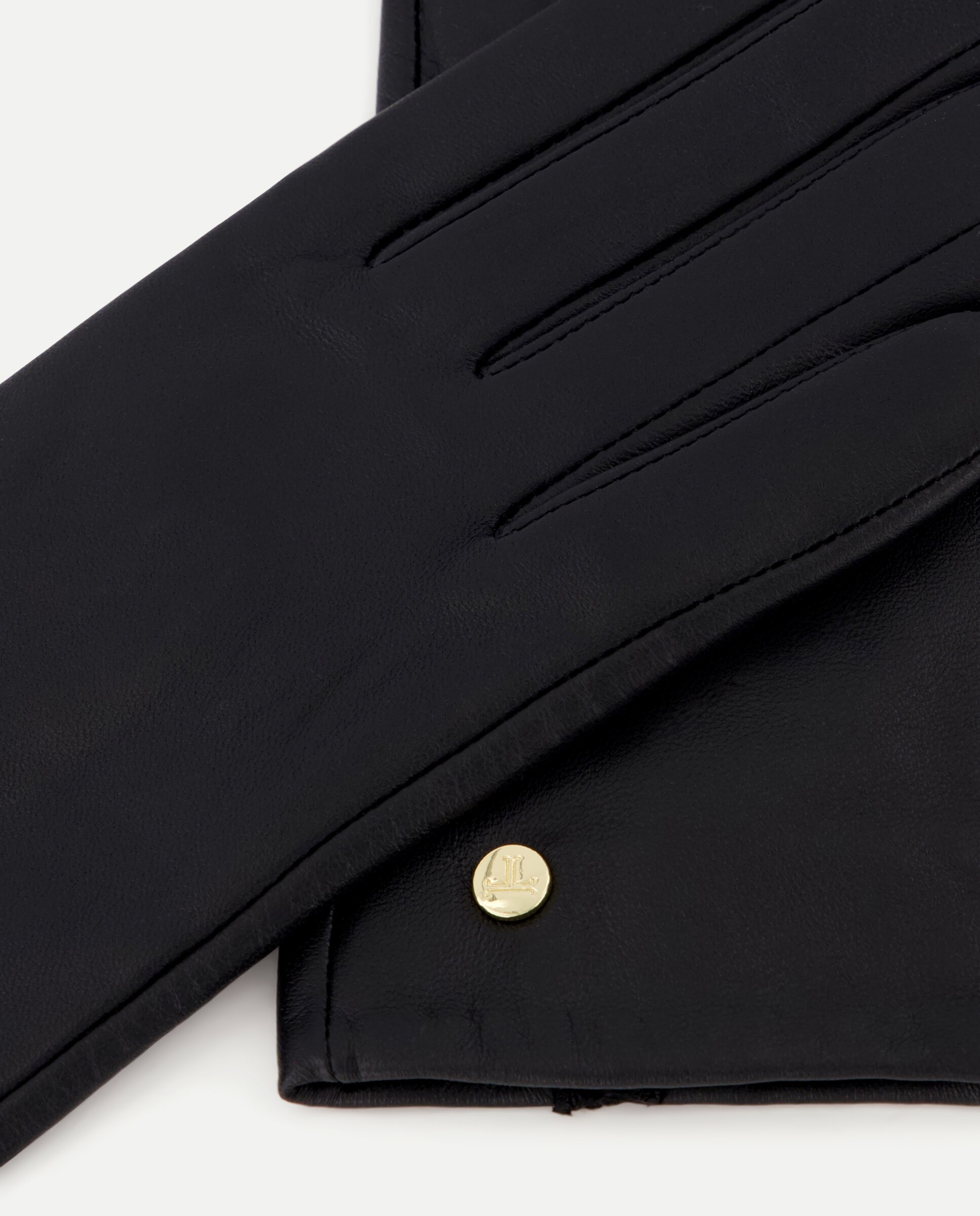 Imagen 2 de Guantes básico liso piel - Latouche - Negro Negro