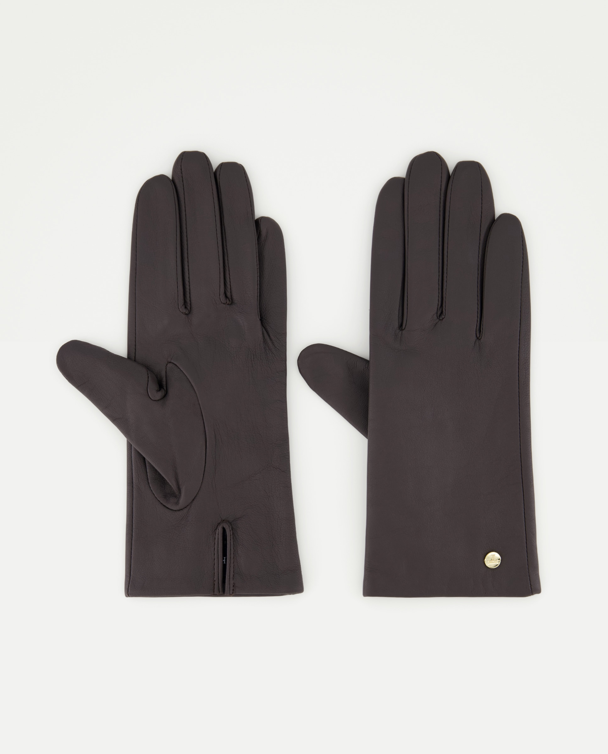 Imagen 1 de Guantes básico liso piel - Latouche - Marrón Marrón