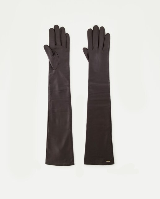 Guantes piel super long