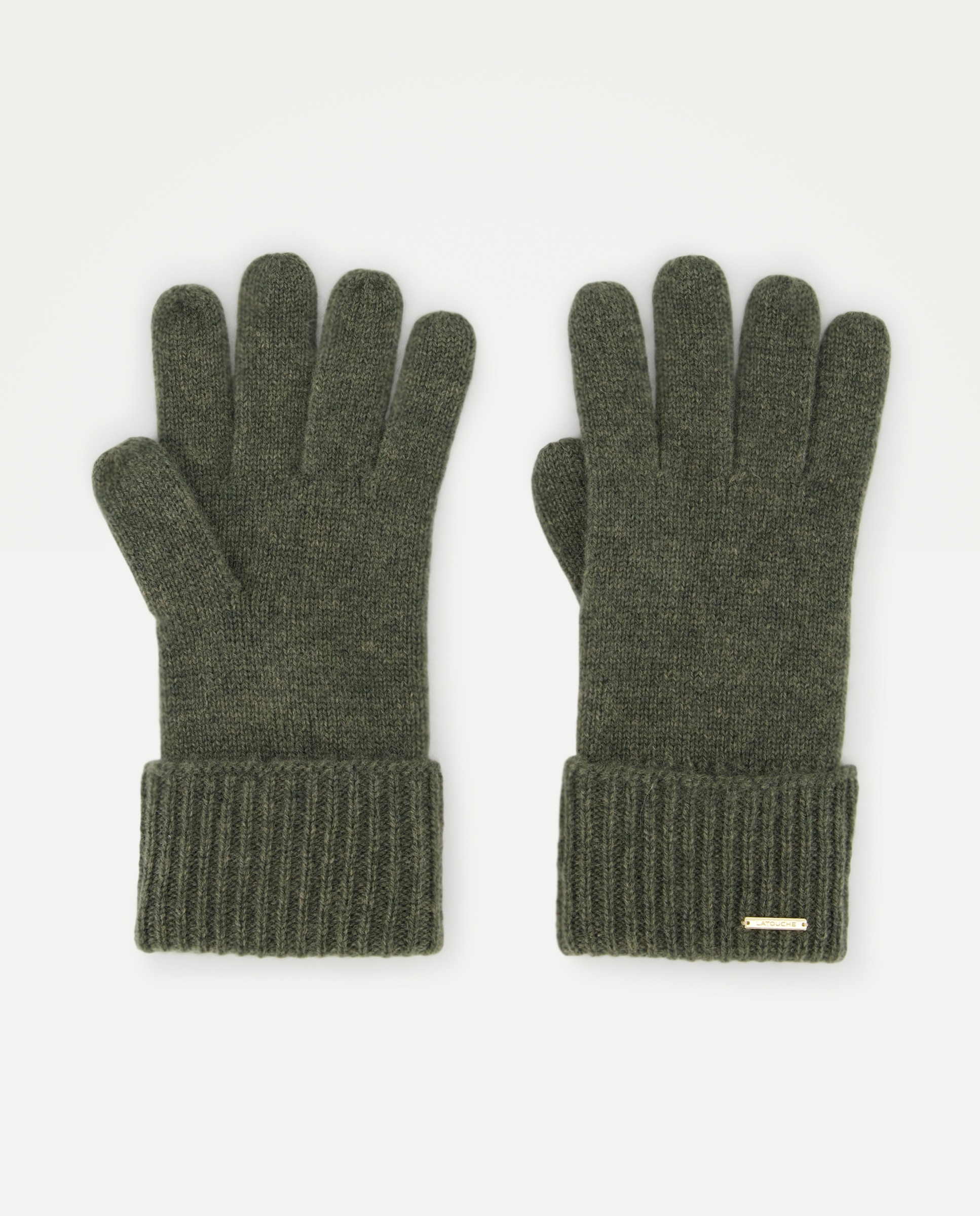 Guantes realizados 100% en cashmere - Latouche - 520 Kaki 520 Kaki-1