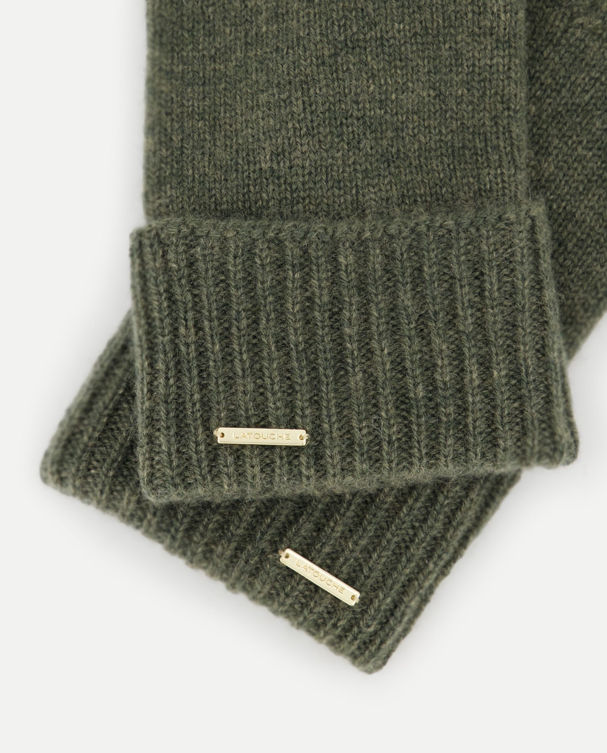 Guantes realizados 100% en cashmere - Latouche - 520 Kaki 520 Kaki-2