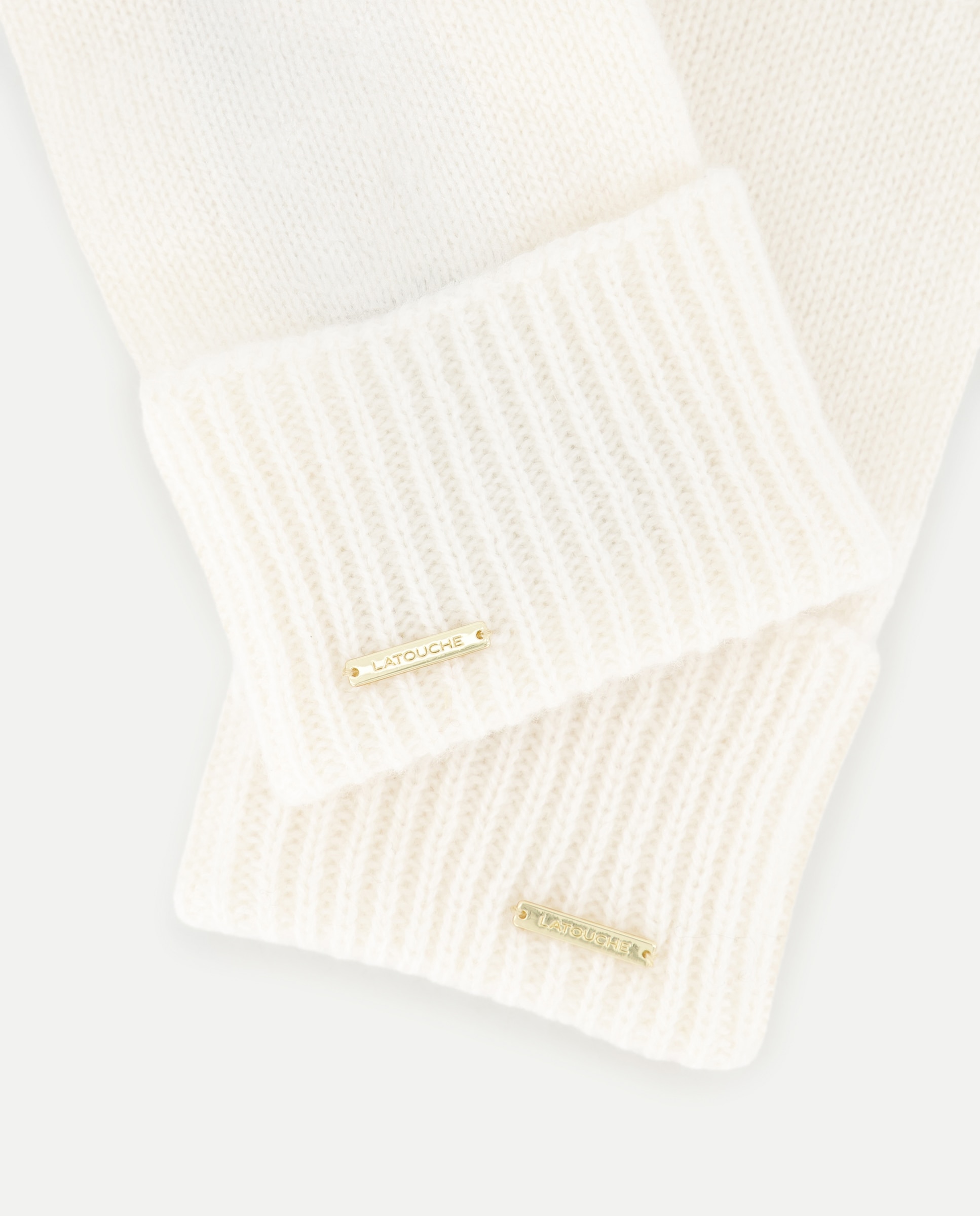 Guantes realizados 100% en cashmere - Latouche - 120 Crudo 120 Crudo-2
