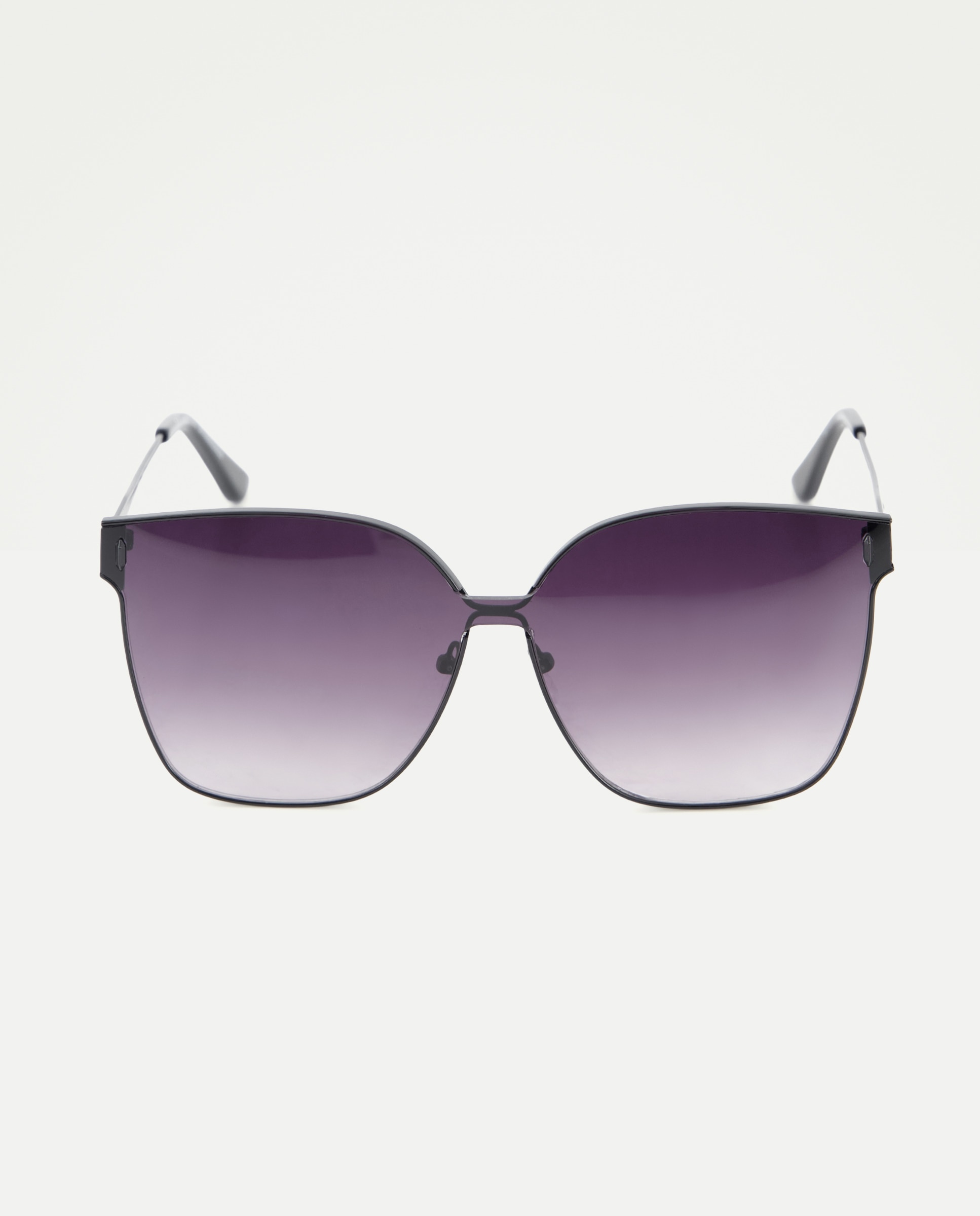 Óculos de Sol Tipo Cat Eye XL Preto-1