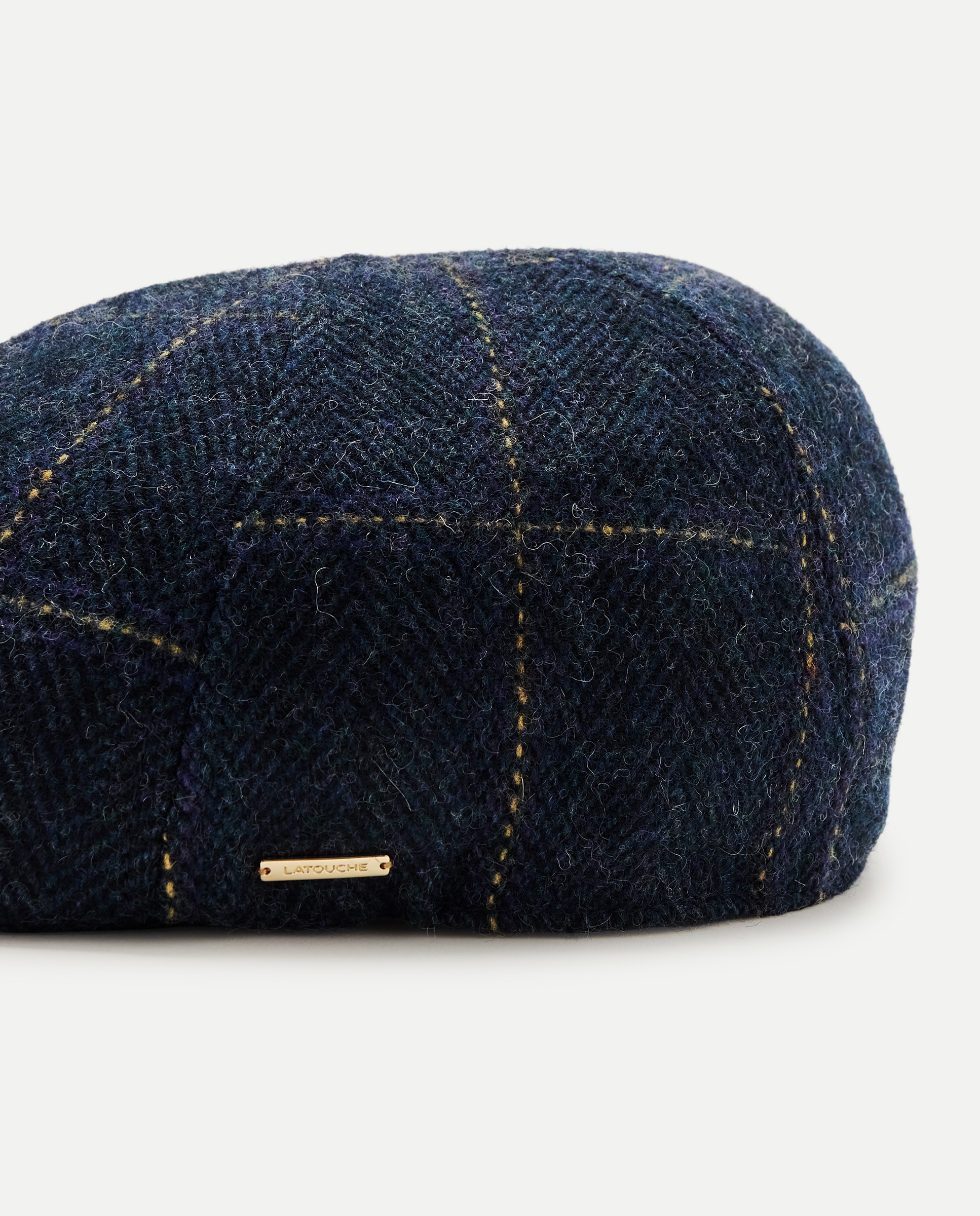 Boina tweed cuadros - Latouche - 400 Azul 400 Azul-3