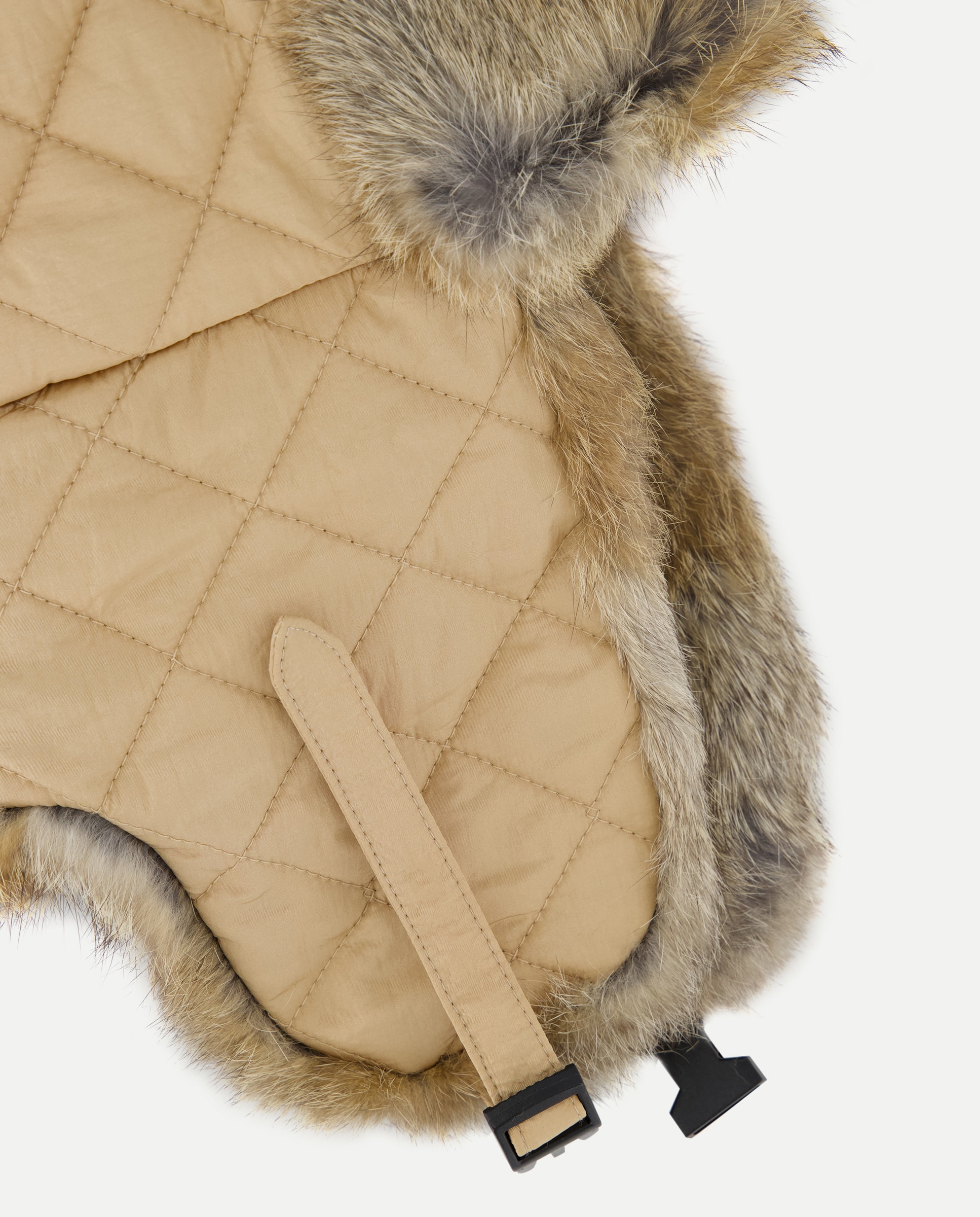 Gorro nylon acolchado con pelo conejo - Latouche - 730 Camel 730 Camel-2