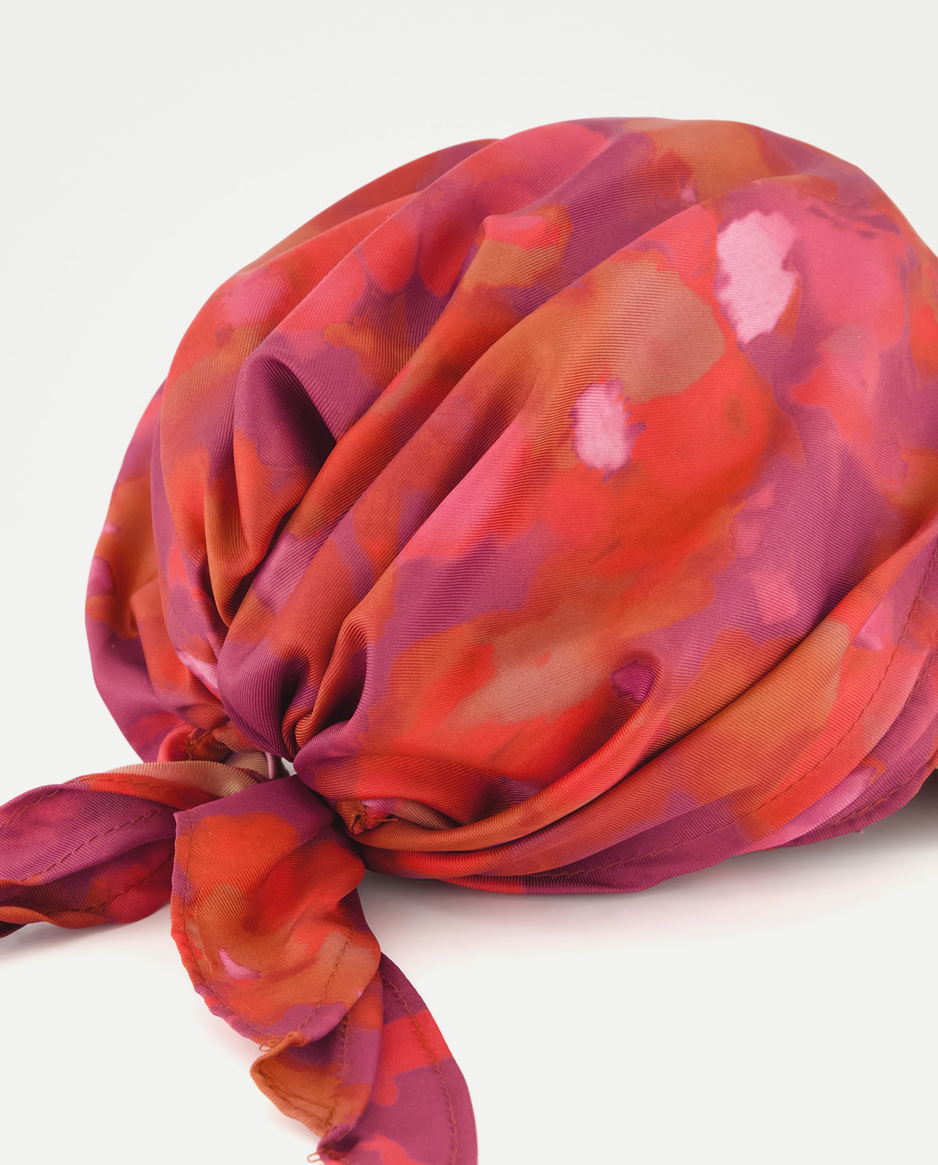 Boné com Estampado de Lenço 240 Fúcsia-2