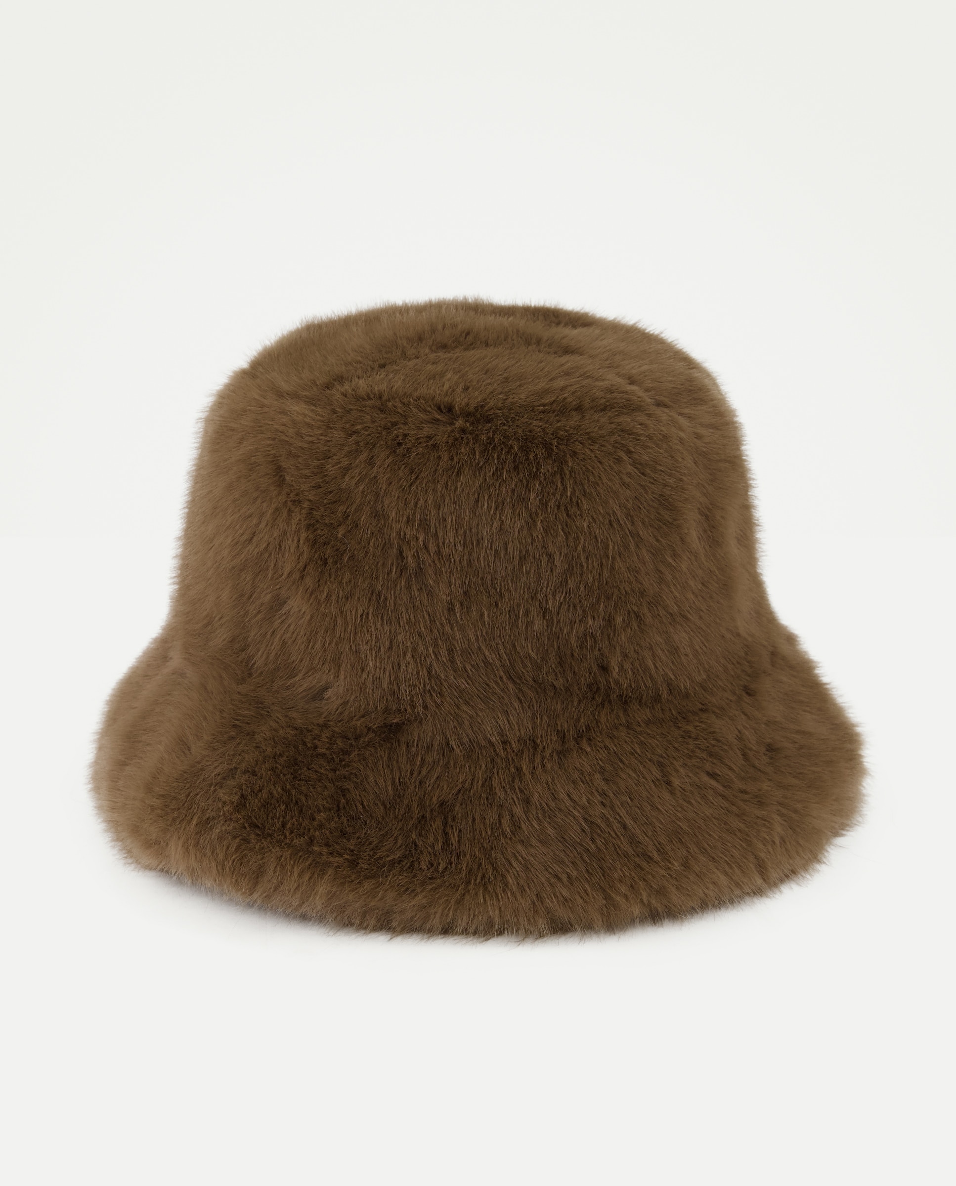Gorro de pelo sintético con pompón - Latouche - Marrón Marrón-1