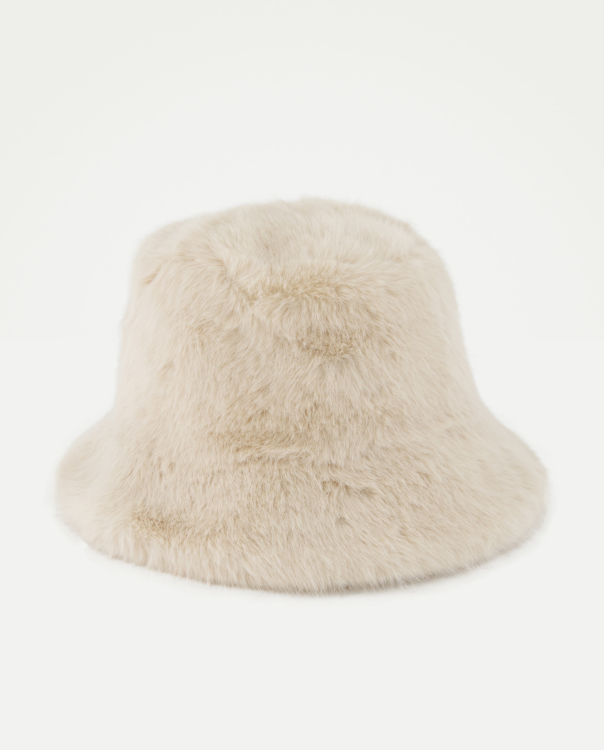 Gorro de pelo sintético con pompón - Latouche - 120 Crudo 120 Crudo-1