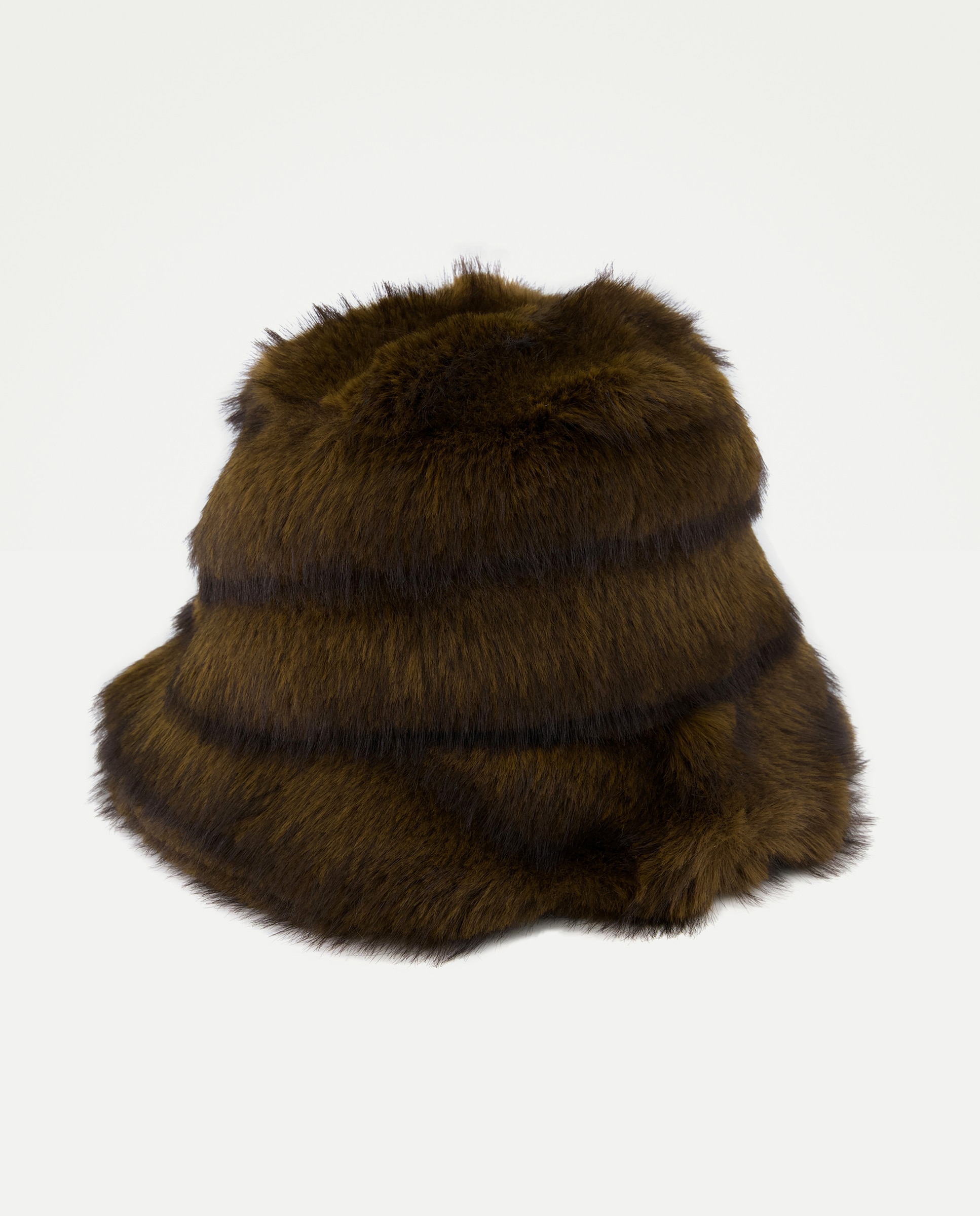 Gorro de pelo sintético - Latouche - Marrón Marrón-1