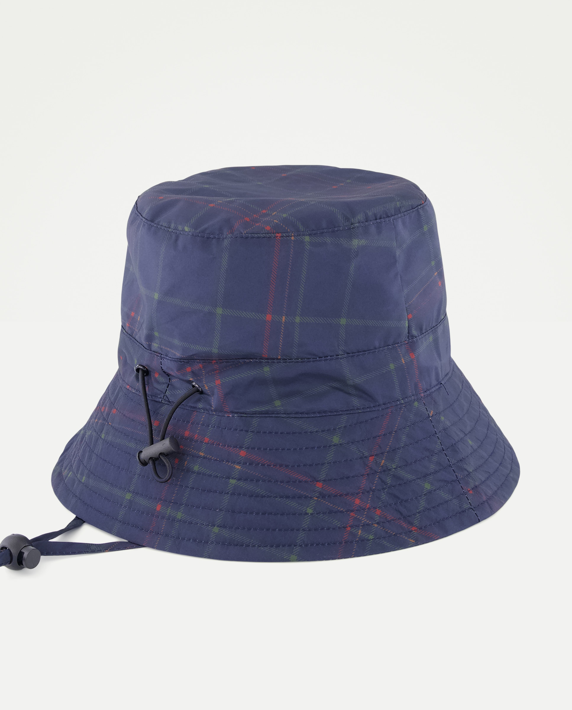 Gorro plegable de lluvia con estampado de cuadros - Latouche - 400 Azul 400 Azul-1