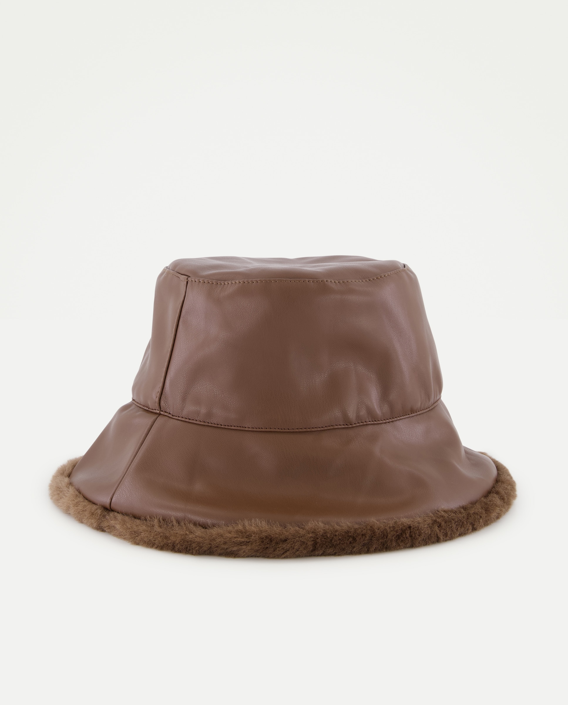 Gorro lluvia pu pelo sintético - Latouche - Marrón Marrón-1