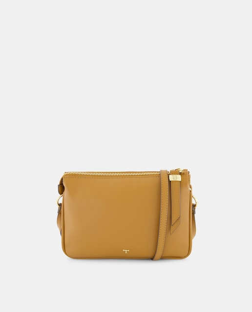 Imagem 0 de Mala a Tiracolo Pequena em Pele com Alça Amovível