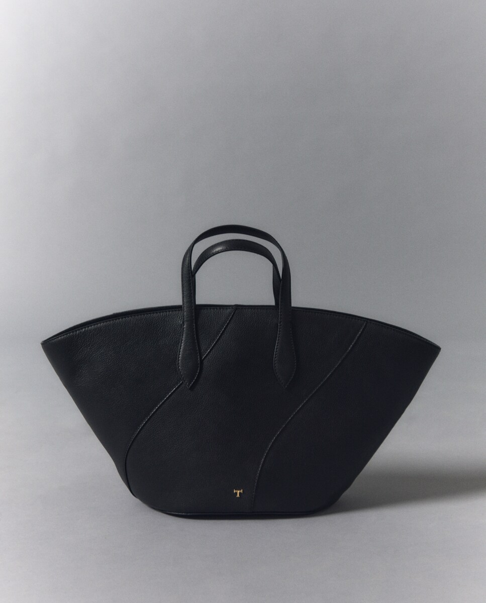 Mala Shopper de Alça Dupla Preto-4