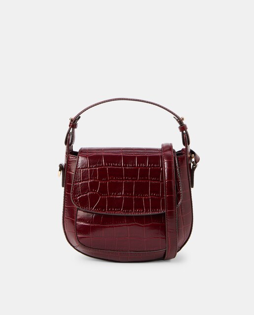 Bolso bandolera con grabado coco
