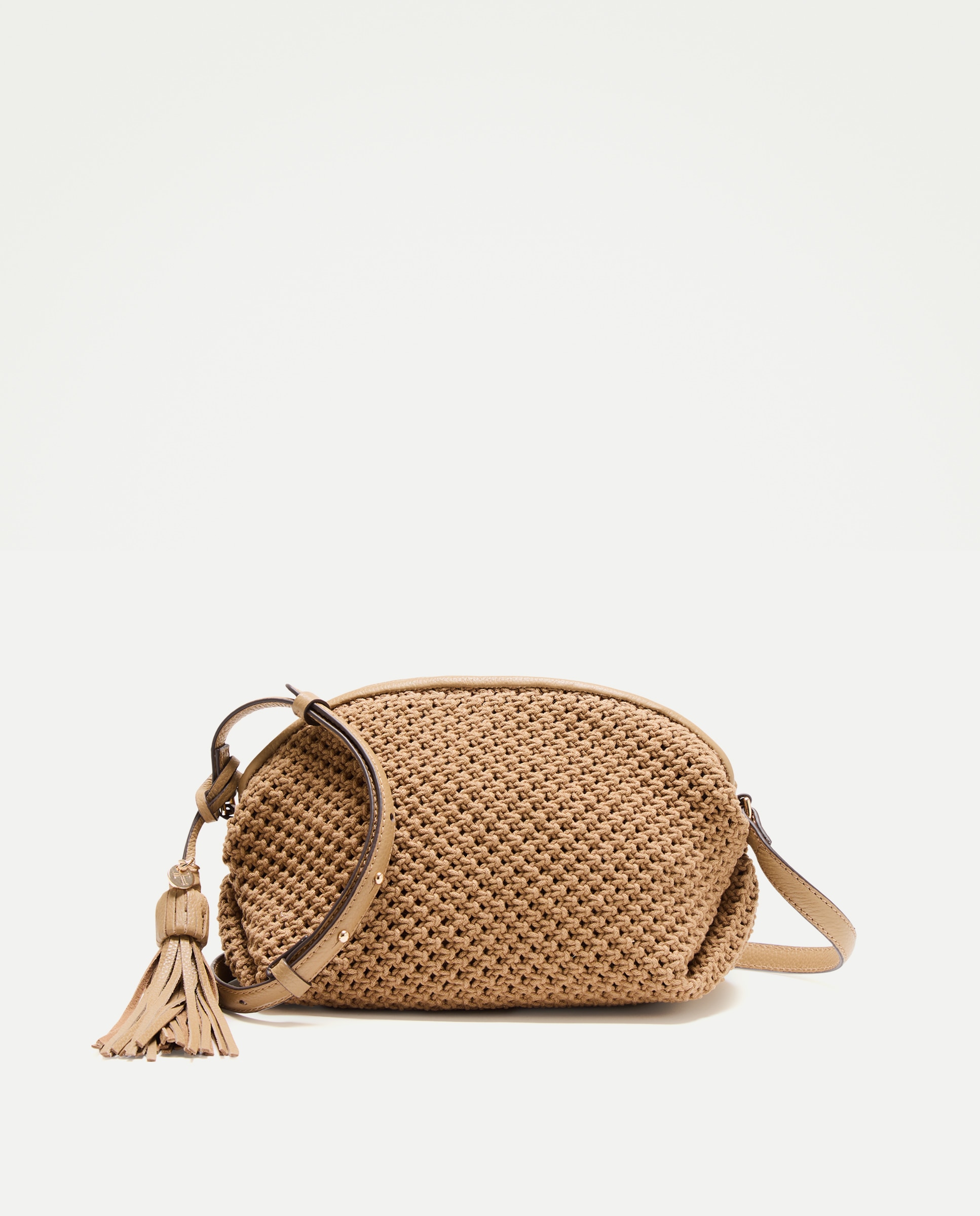 Imagem 0 de Mala a Tiracolo de Meia Lua em Pele