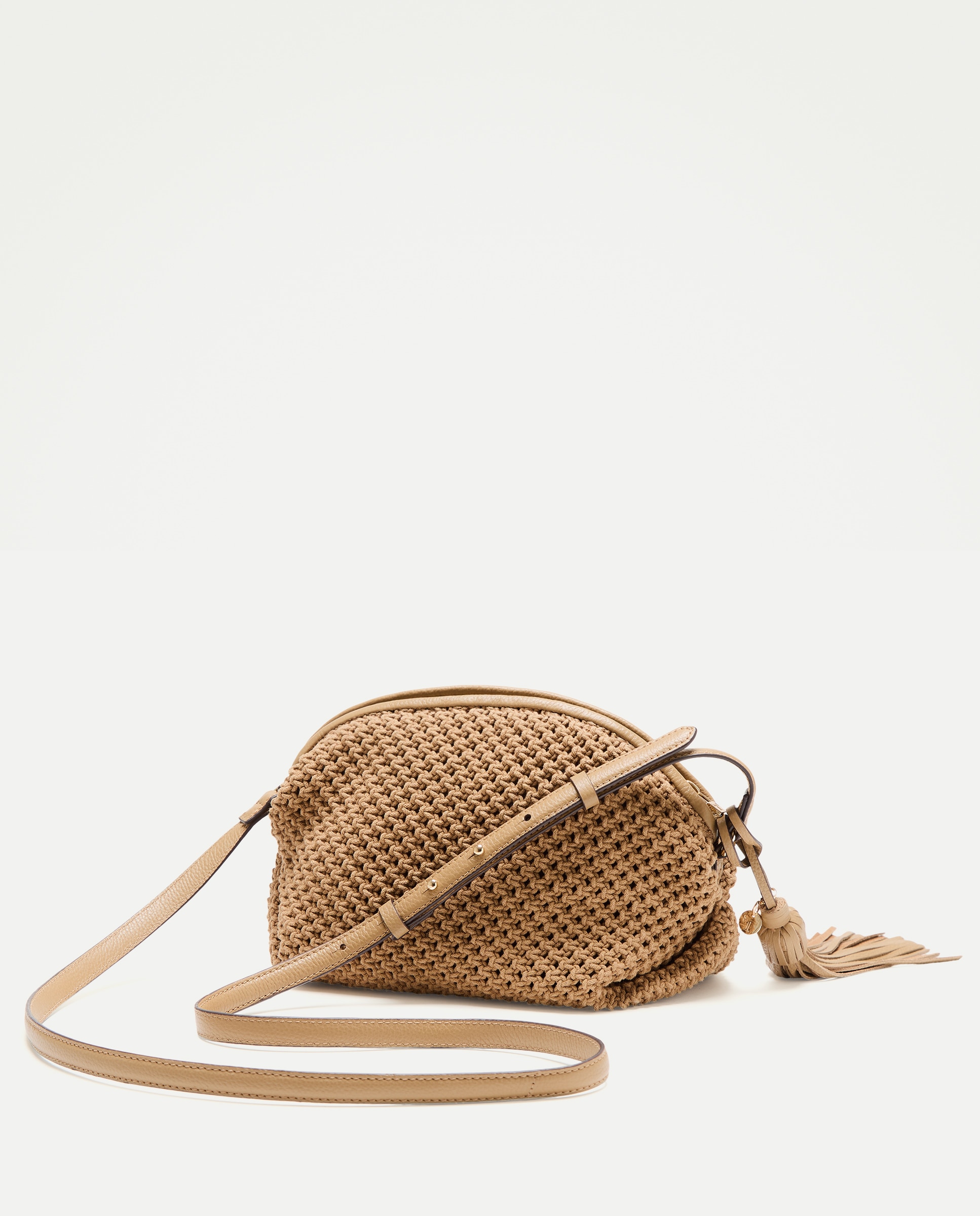 Mala a Tiracolo de Meia Lua em Pele Verde-2